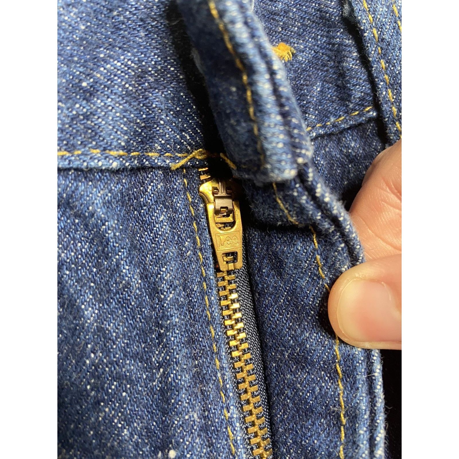 Lee Crazy Vintage Washed Dark Workwear Skater Lee Riders Jeans Size US 29 - 6 Thumbnail