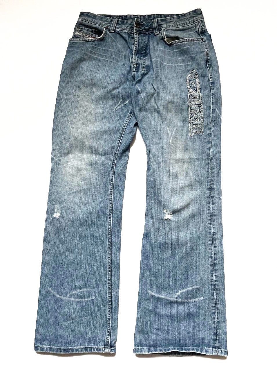 パンツ damage denim DIESEL