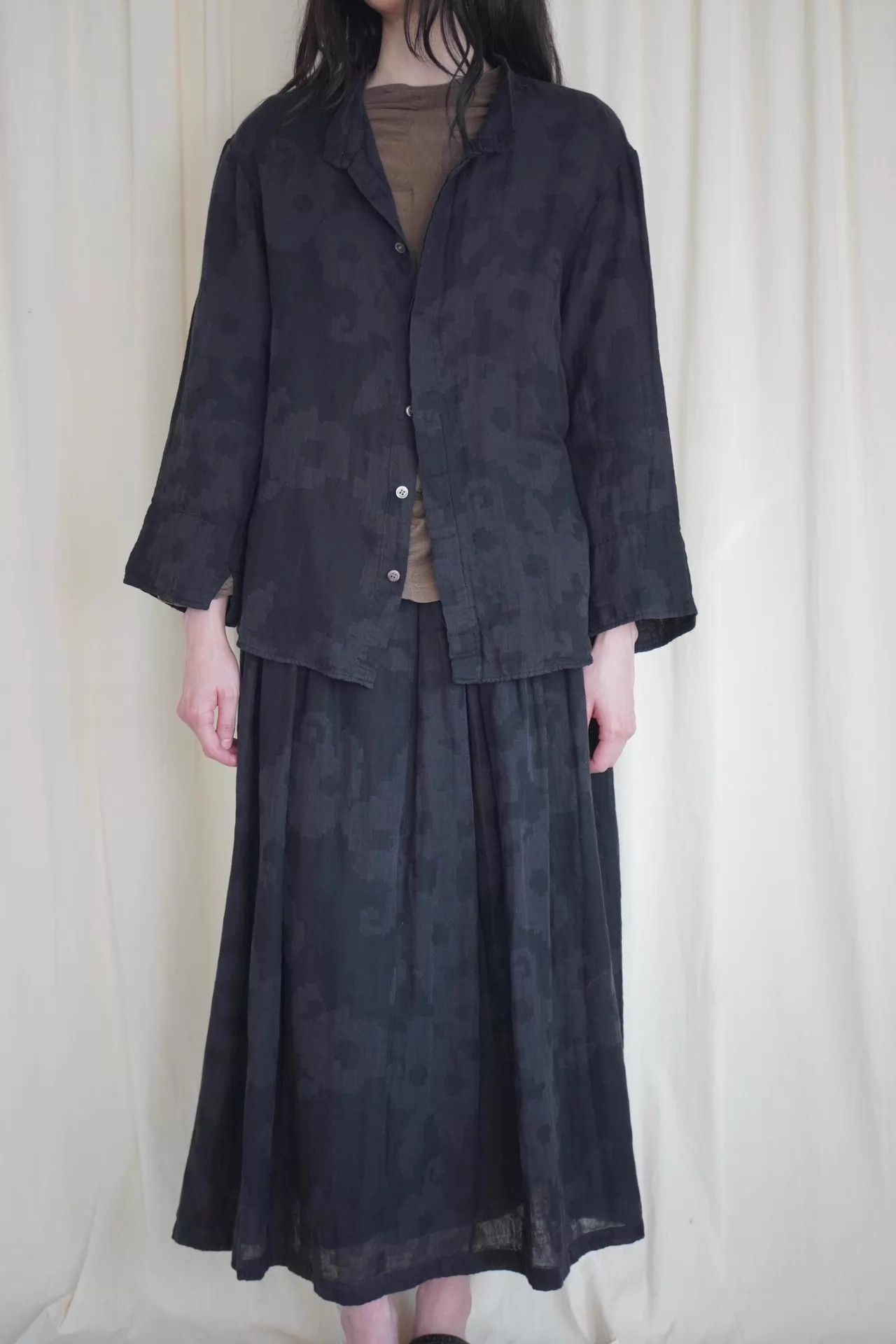 Issey Miyake Issey Miyake 2000s Plantation Cotton Black Dress M Size M / US 6-8 / IT 42-44 - 6 Thumbnail