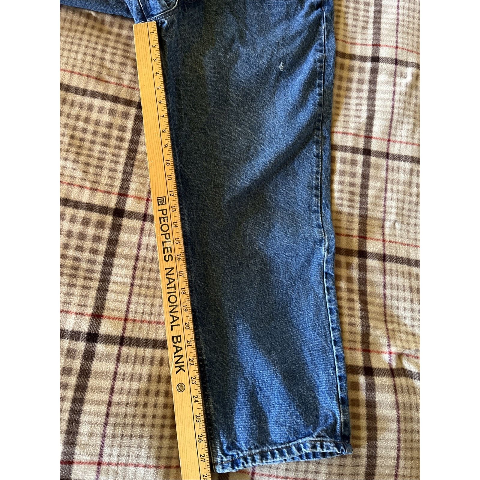 Carhartt Carhartt Jeans Mens 38x28 Blue Relaxed Fit Cotton Denim Size US 38 / EU 54 - 6 Thumbnail