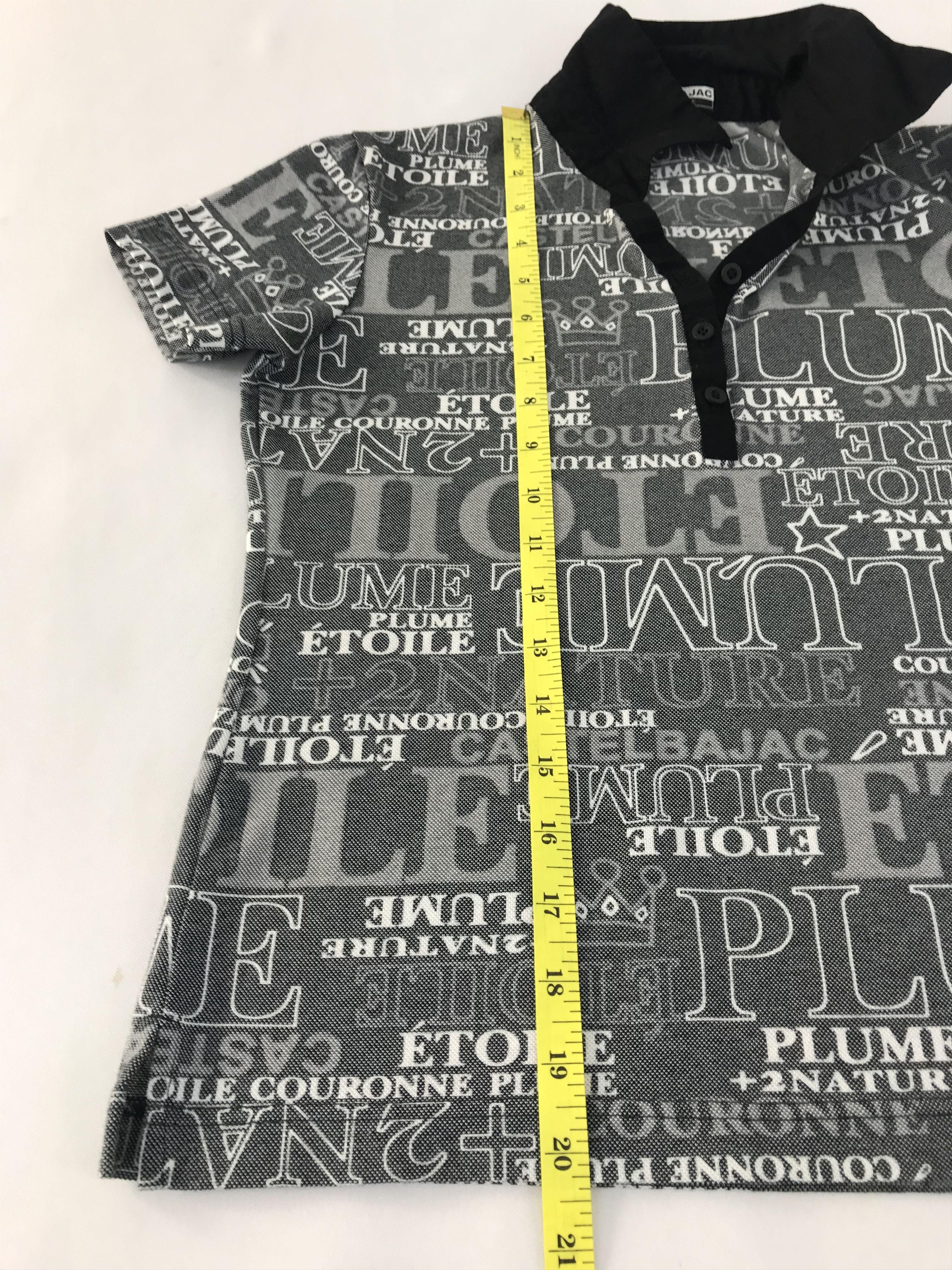 Jean Charles De Castelbajac JC Castelbajac +2 Nature Spell Out Polo Tee T-shirt Size S / US 4 / IT 40 - 10 Thumbnail