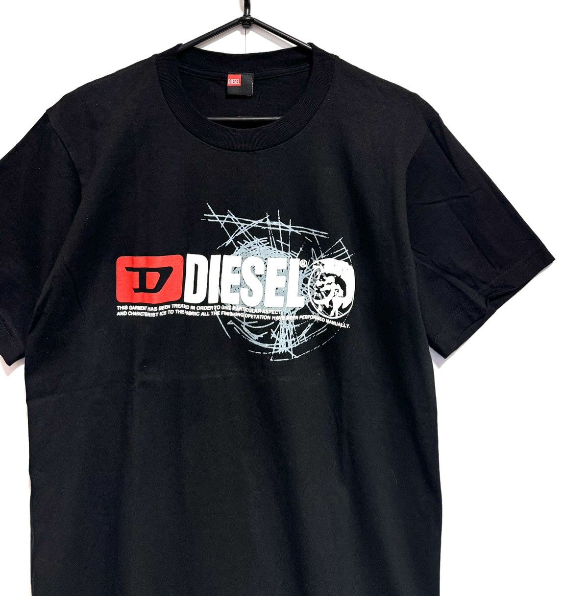 Diesel × Vintage Vintage Diesel Big Logo Tee Shirt Size US L / EU 52-54 / 3 - 3 Thumbnail