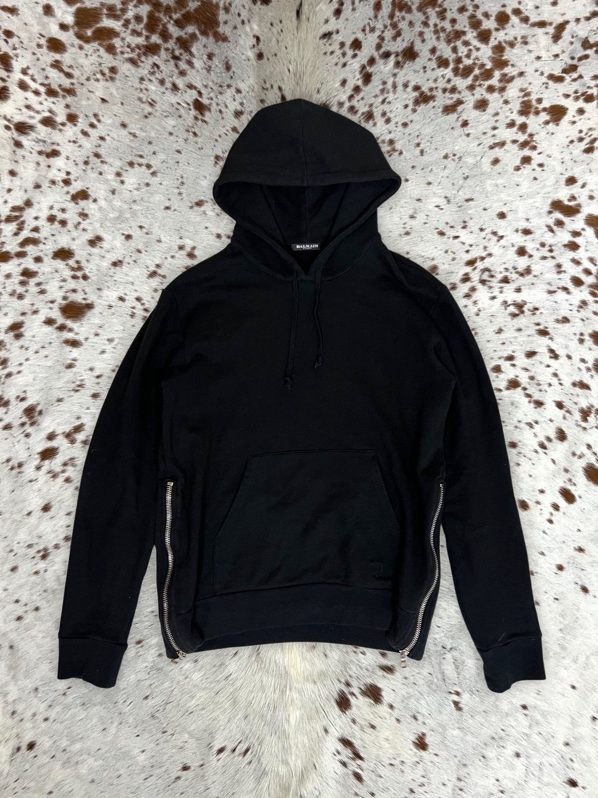 Balmain Balmain Ss/11 graffiti zip up hoodie | Grailed