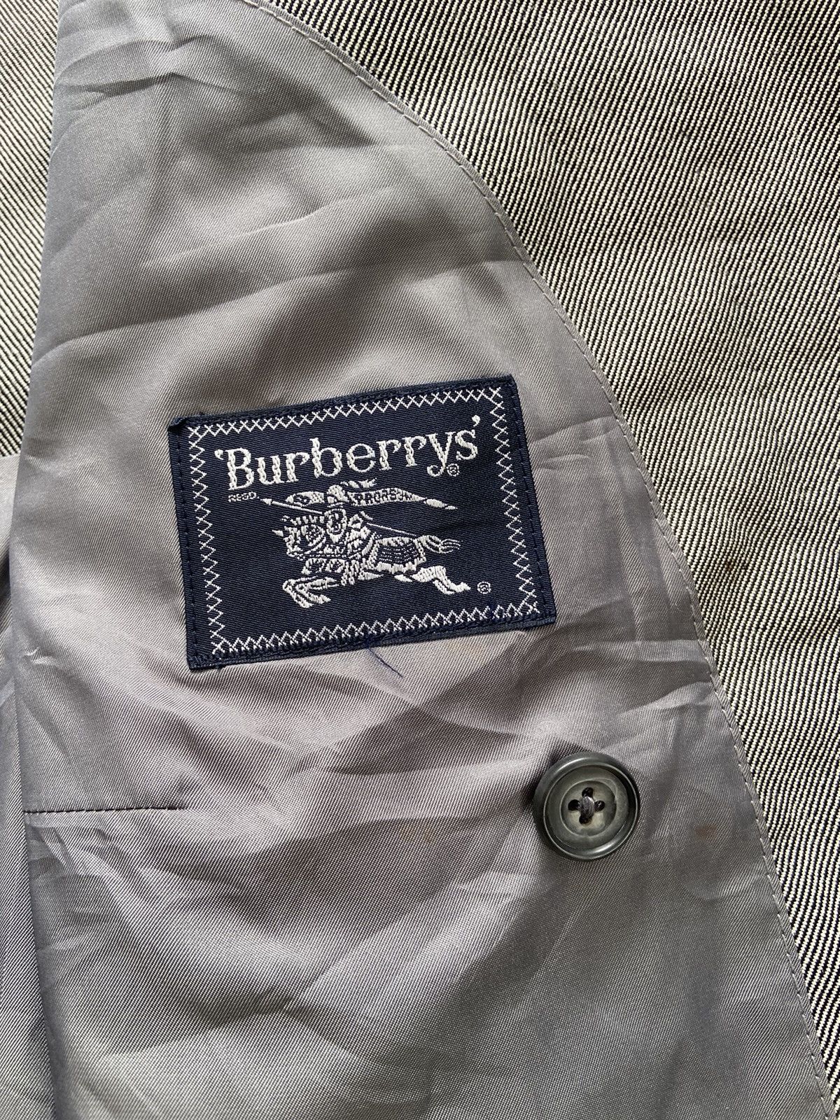 Burberry Vintage Burberry’s Wool & Mohair Double Breasted Jacket Size 40L - 7 Thumbnail