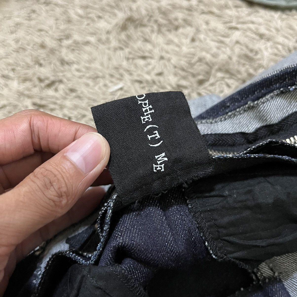 Japanese Brand MEP APOSTROPHE (T) ME PATCHWORK FLARED UNCLE ZIP DENIM PANTS Size US 32 / EU 48 - 15 Thumbnail