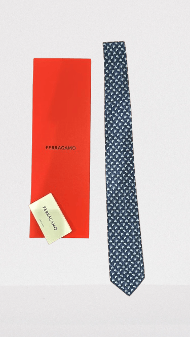 Salvatore Ferragamo o1s1rm1024 Size: OS / Silk Tie in Multicolor Size ONE SIZE - 2 Thumbnail