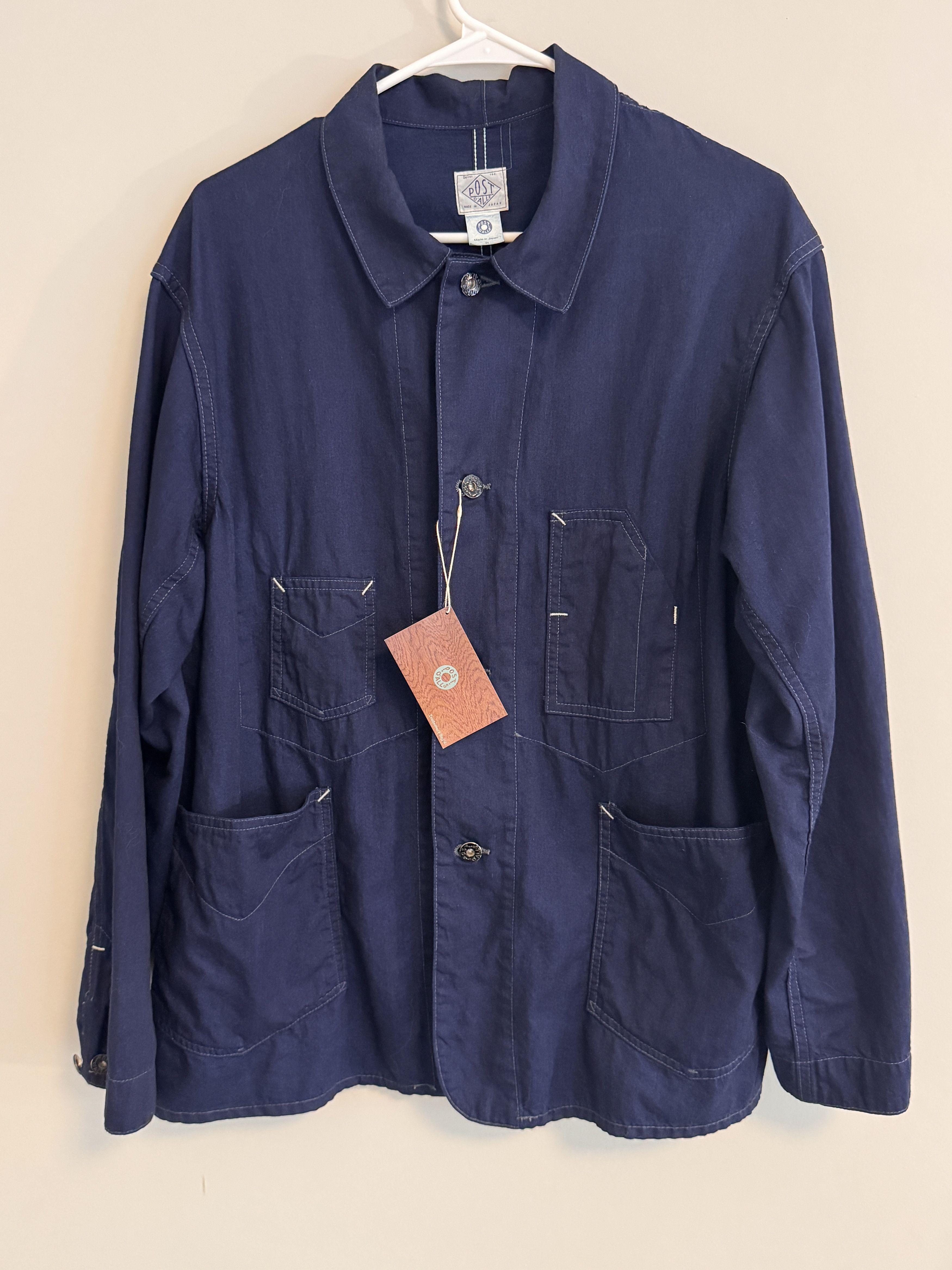 Post Overalls Post O'Alls Fisherman Herringbone Jacket | Grailed