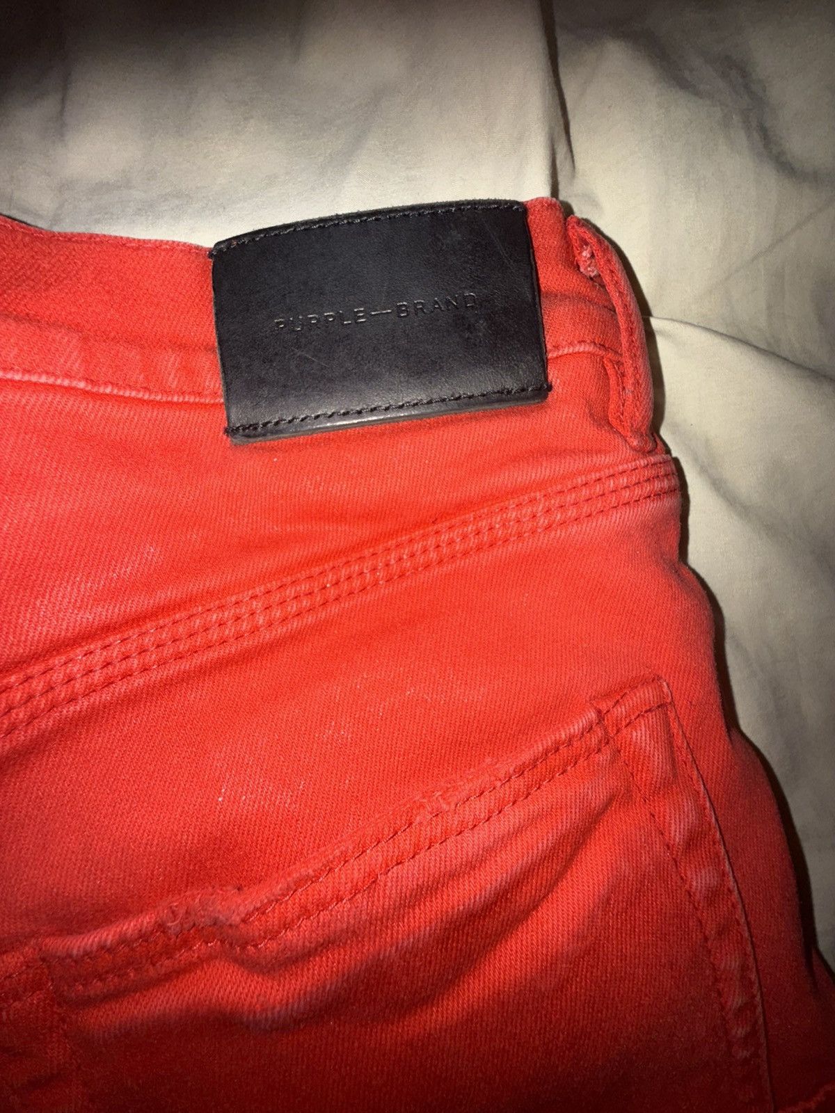 Purple Brand Size 31 Red & ripped purple jeans Size US 31 - 11 Thumbnail