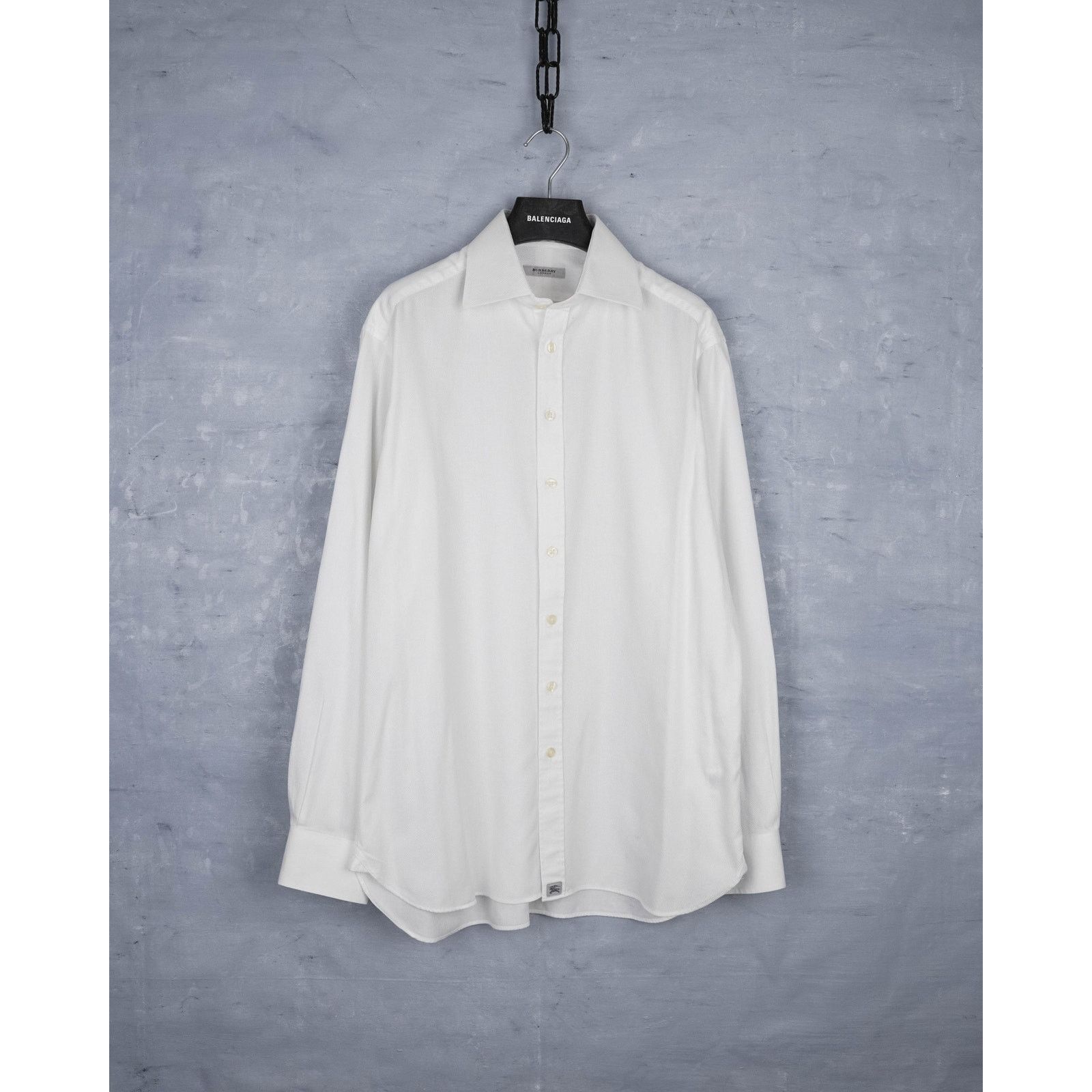 Burberry Burberry london white classic long sleeve button shirt Size US L / EU 52-54 / 3 - 1 Thumbnail