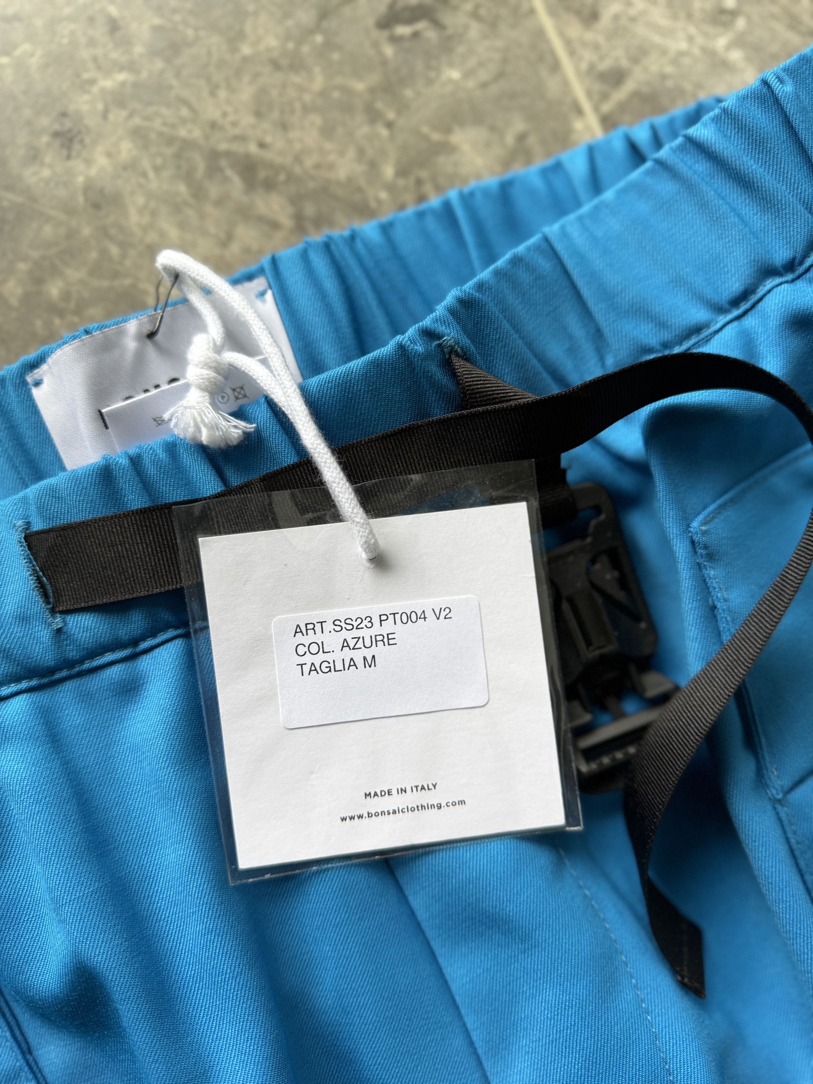 BONSAI USD470 BONSAI BLUE BELTED CARGO PANTS Size US 34 / EU 50 - 3 Thumbnail
