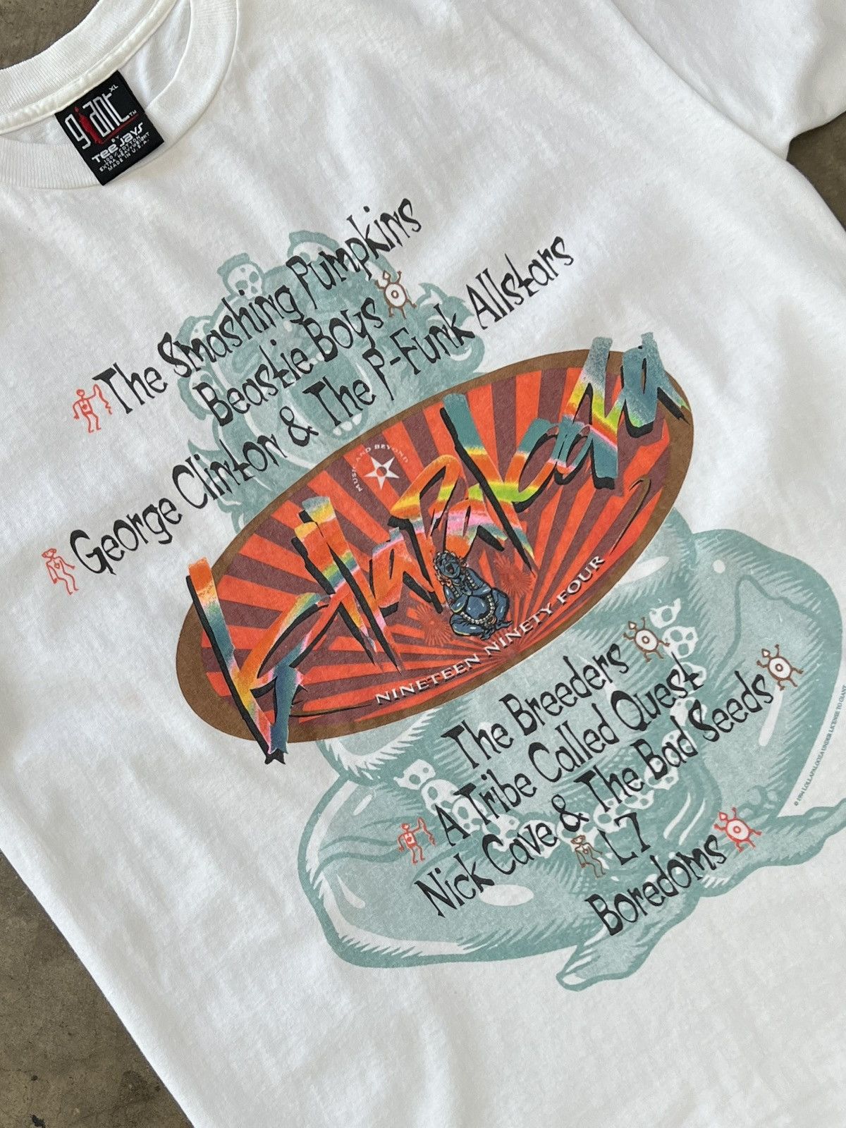 Band Tees Vintage 1994 Smashing Pumpkins Lollapalooza Festival Tee XL Size US XL / EU 56 / 4 - 1 Thumbnail