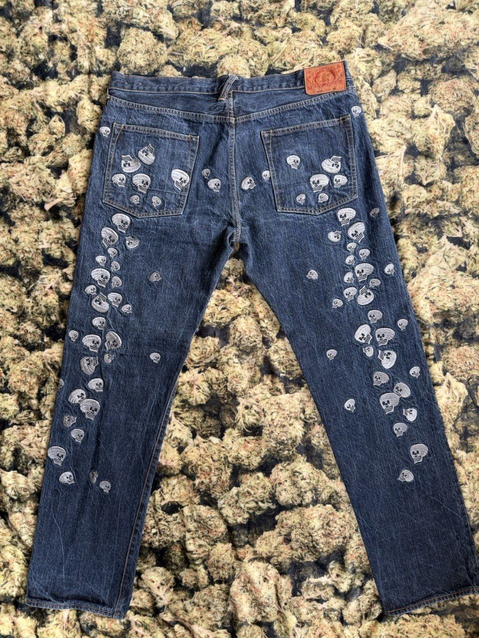 Evisu Evisu Skull Demin y2k button fly straight leg size 40 Size US 40 / EU 56 - 1 Thumbnail