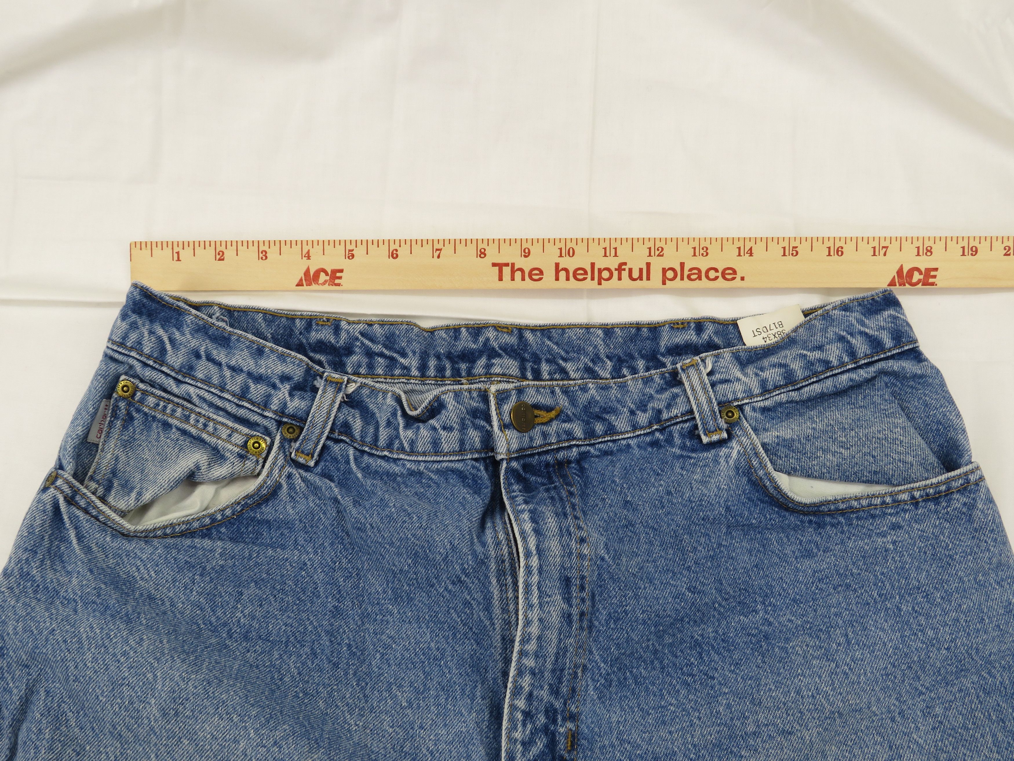 Carhartt Vintage Carhartt Denim Work Jeans Size US 38 / EU 54 - 2 Thumbnail