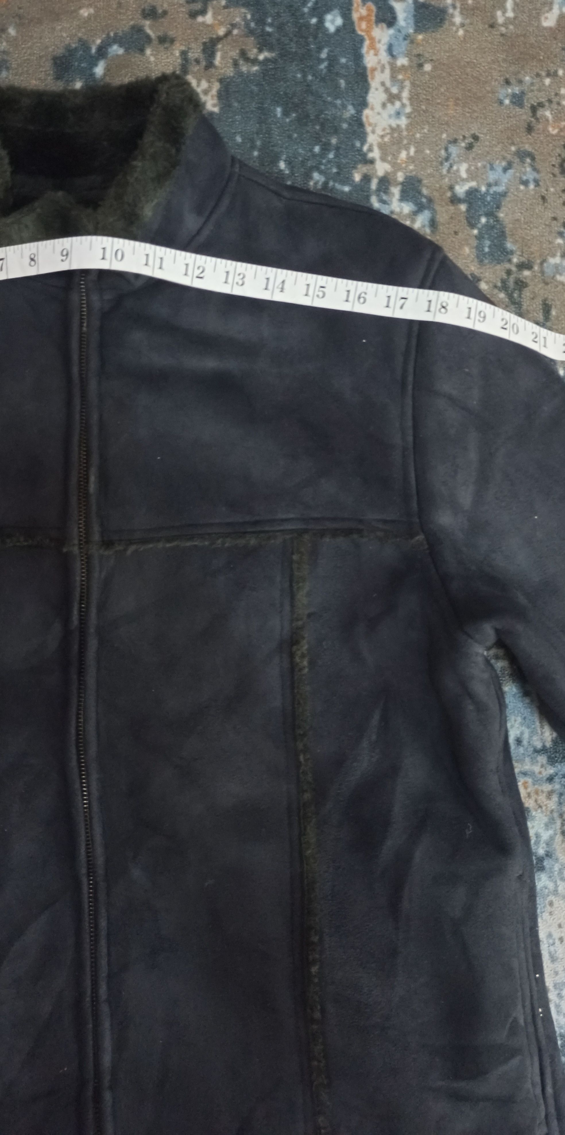 If Six Was Nine Vintage Vache Fur Arcylic Suede Black Jacket Size US M / EU 48-50 / 2 - 12 Thumbnail
