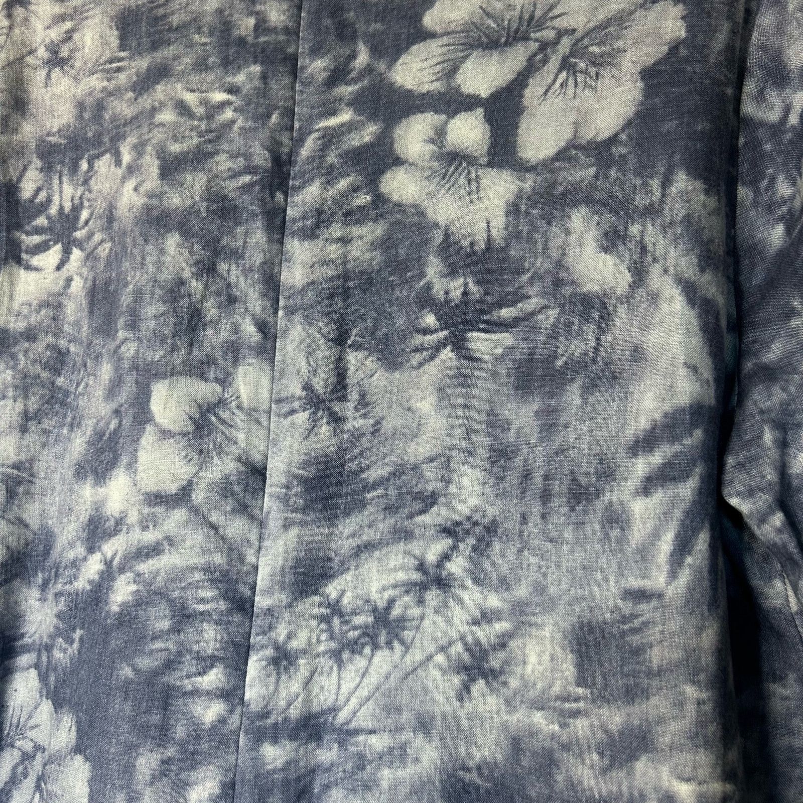 J. Jill J. Jill Dress 100% Linen Floral Hawaiian Vacation Size 18 Size XXL / US 16-18 / IT 52-54 - 2 Thumbnail