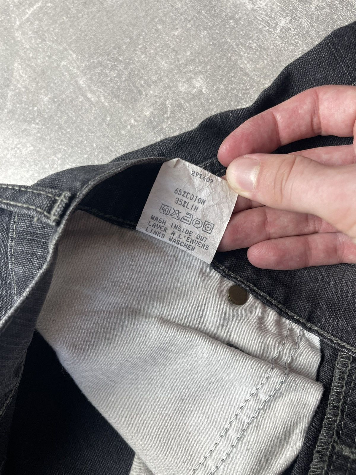 G-Star G-Star RAW Vintage Worker Jeans Black Denim Carpenter Pants Size US 32 / EU 48 - 12 Thumbnail