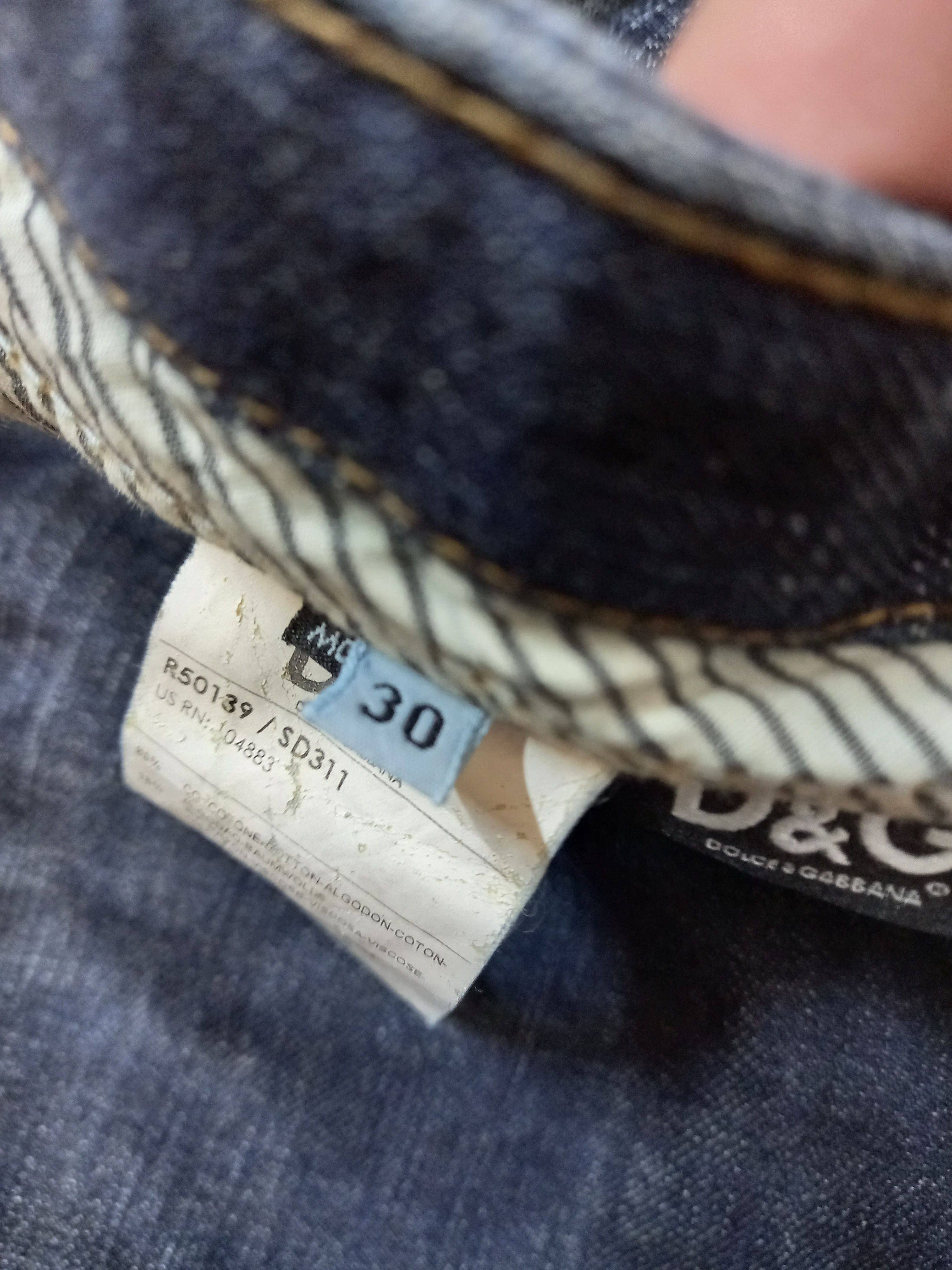 Dolce & Gabbana Vintage Dolce & Gabbana D&G Blue Denim Jeans Pants Size US 30 / EU 46 - 8 Thumbnail