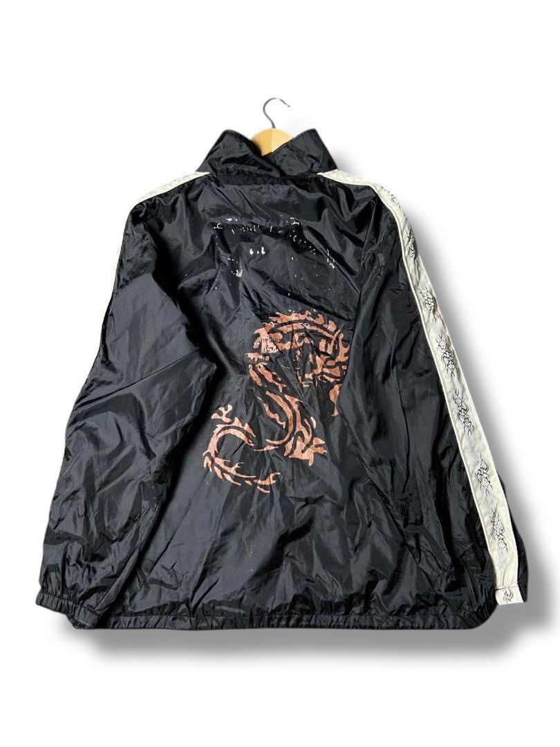 Japanese Brand Vintage Dragon Tempest Full Zip Windbreaker Jacket (172) Size US L / EU 52-54 / 3 - 3 Thumbnail