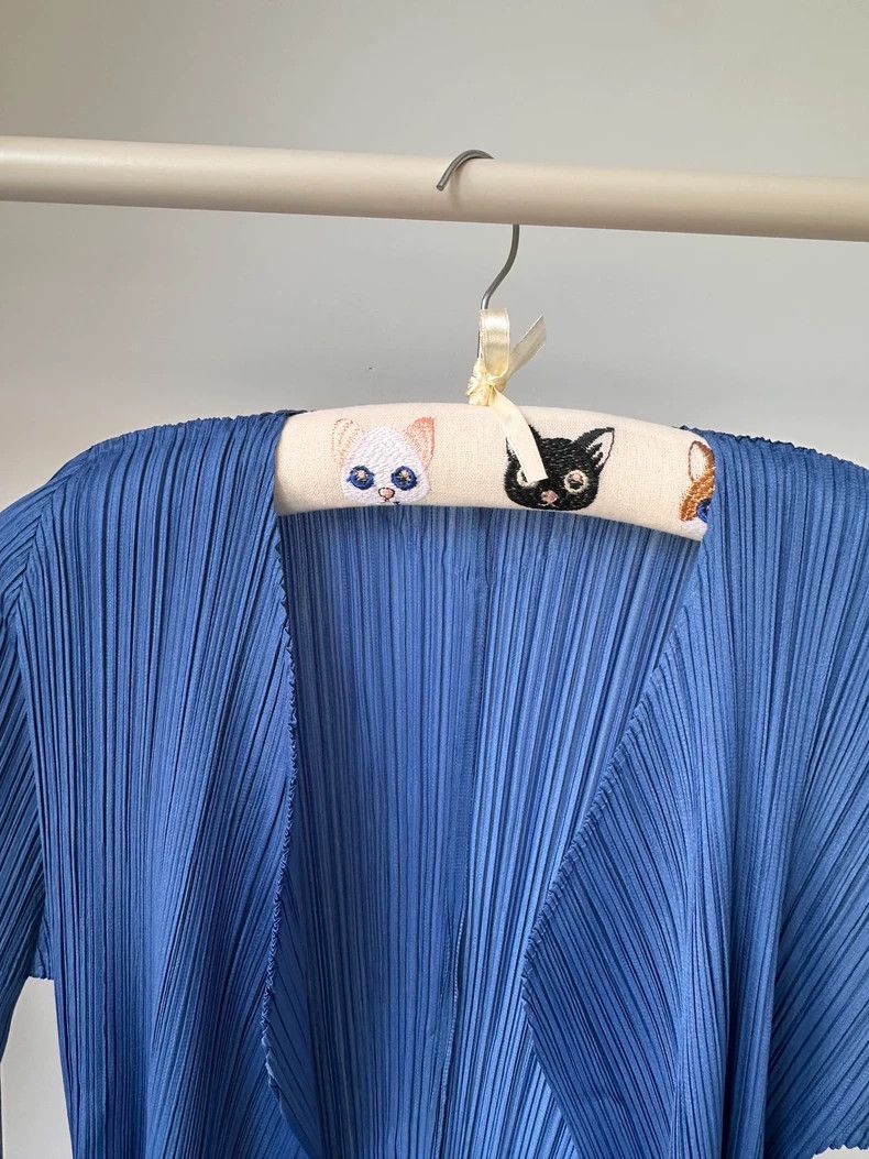 Issey Miyake Issey Miyake size:3 A dark blue pleated cardigan Size XS / US 0-2 / IT 36-38 - 2 Thumbnail