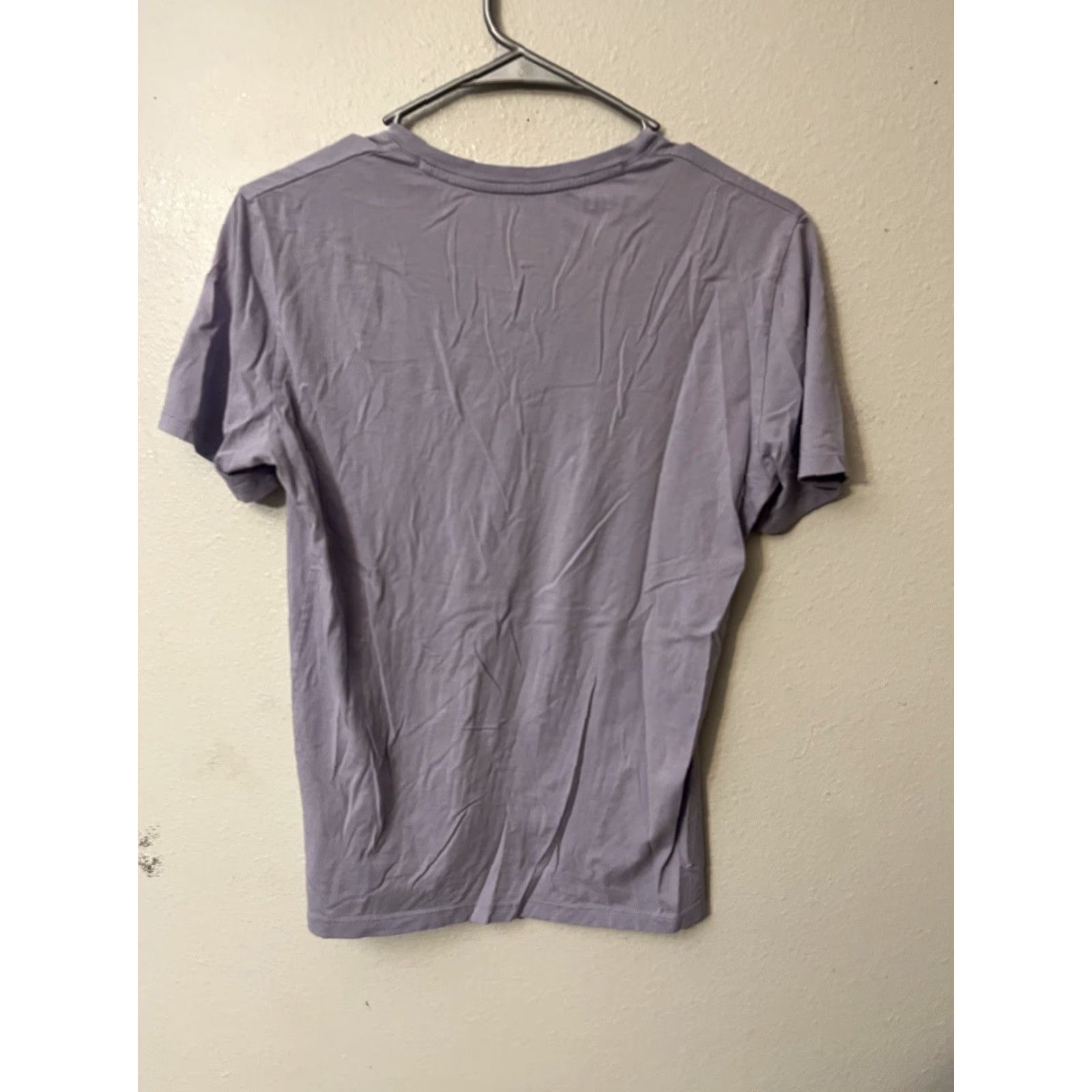 Armani Exchange Armani Exchange A|X Cotton T-shirt Short Sleeve Women Purple Size XS Slim Solid Size XS / US 0-2 / IT 36-38 - 2 Thumbnail
