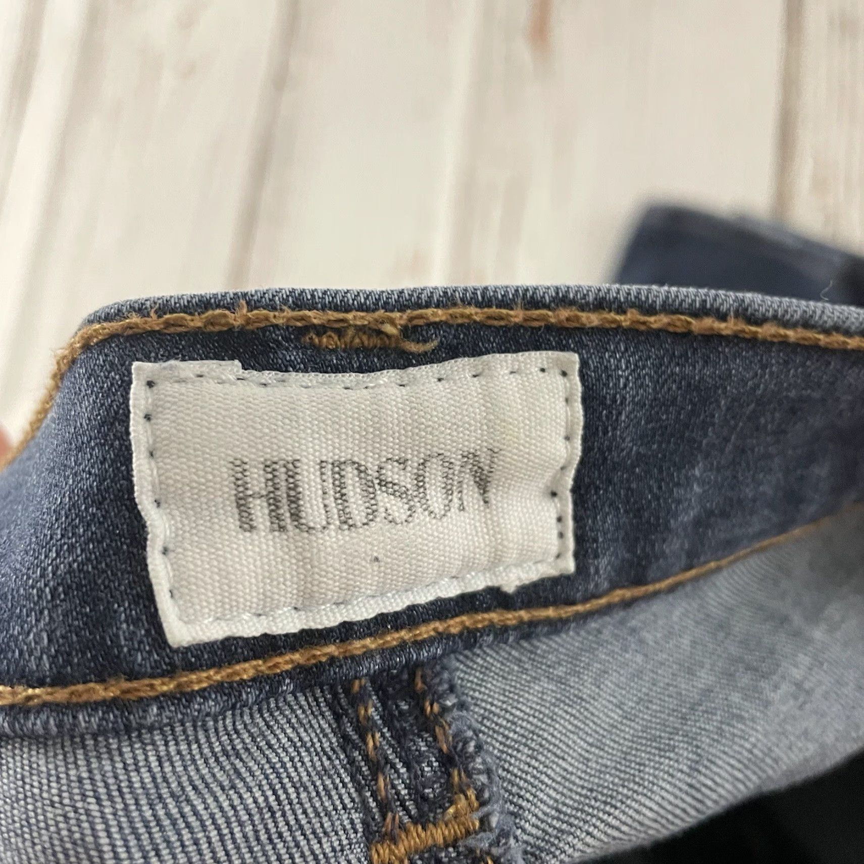 Hudson Hudson Krista Jeans Denim Blue Women's 25 Slim Skinny Size 42" / US 20 - 3 Thumbnail