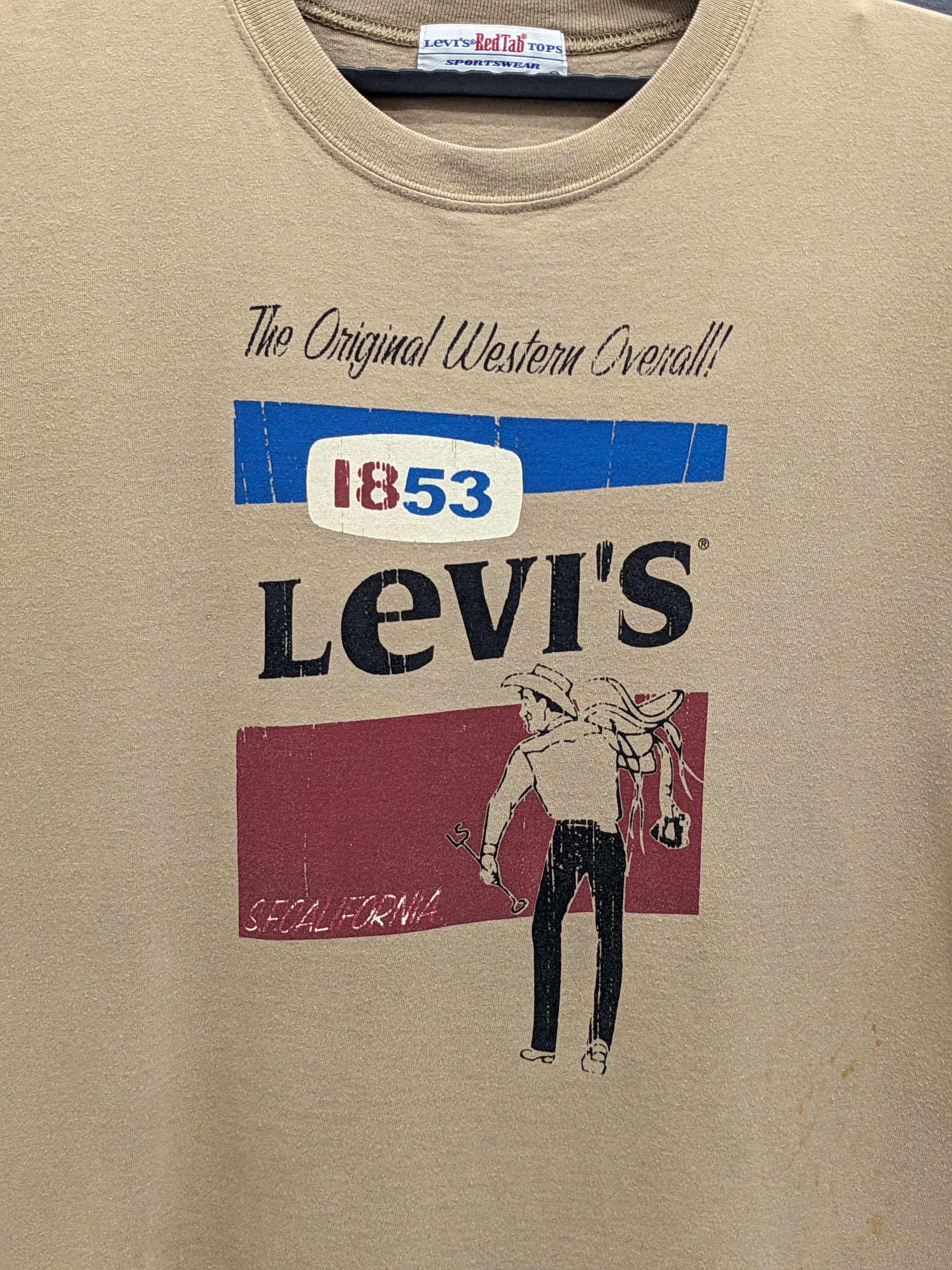 Levi's Vintage LEVI'S Cowboys Graphic Tshirt Size US L / EU 52-54 / 3 - 3 Thumbnail