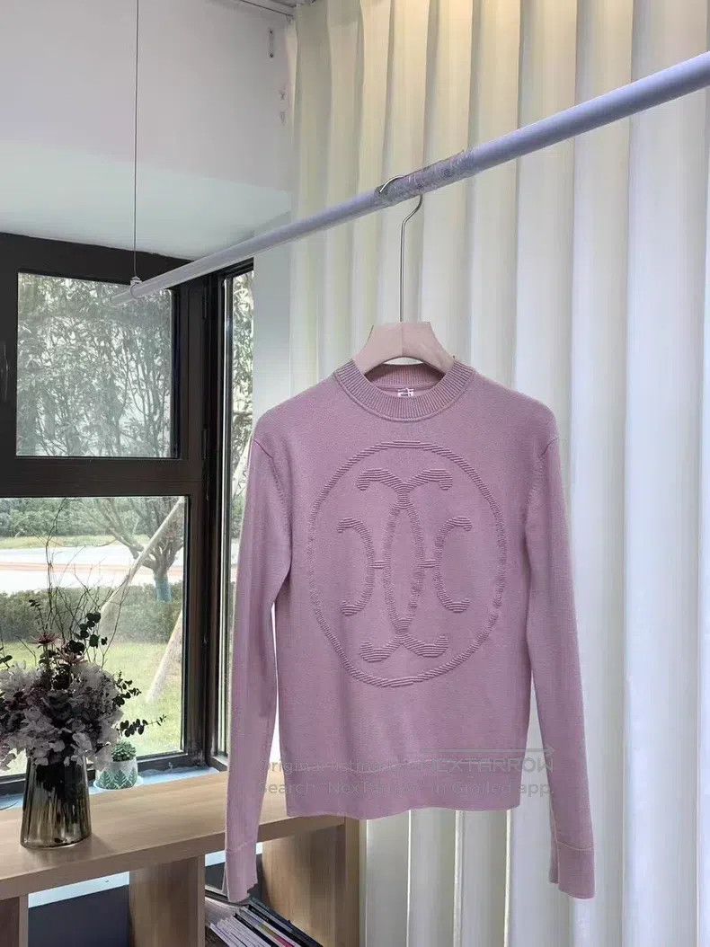 Hermes Hermes Patterned Long-Sleeve Cashmere Sweater Size XXS / US 00 / IT 34 - 5 Thumbnail