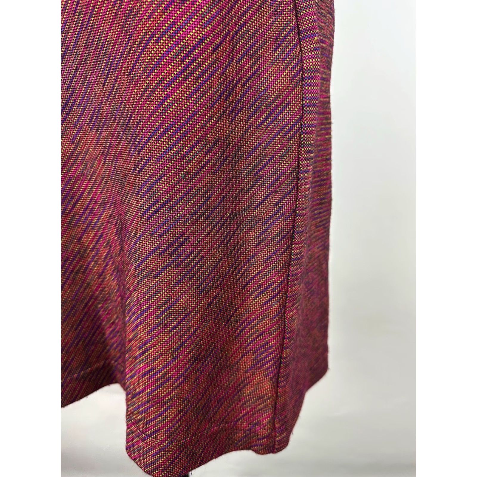 VINTAGE 90s Mini Dress Womens Small Fuchsia Knit V-Neck Stripe Pink 90s  Bohemian Grunge Casual