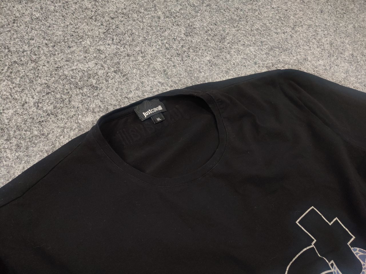 Just Cavalli Just Cavalli design Cotton Classic Logo snake T Shirt Tee Size US L / EU 52-54 / 3 - 5 Thumbnail