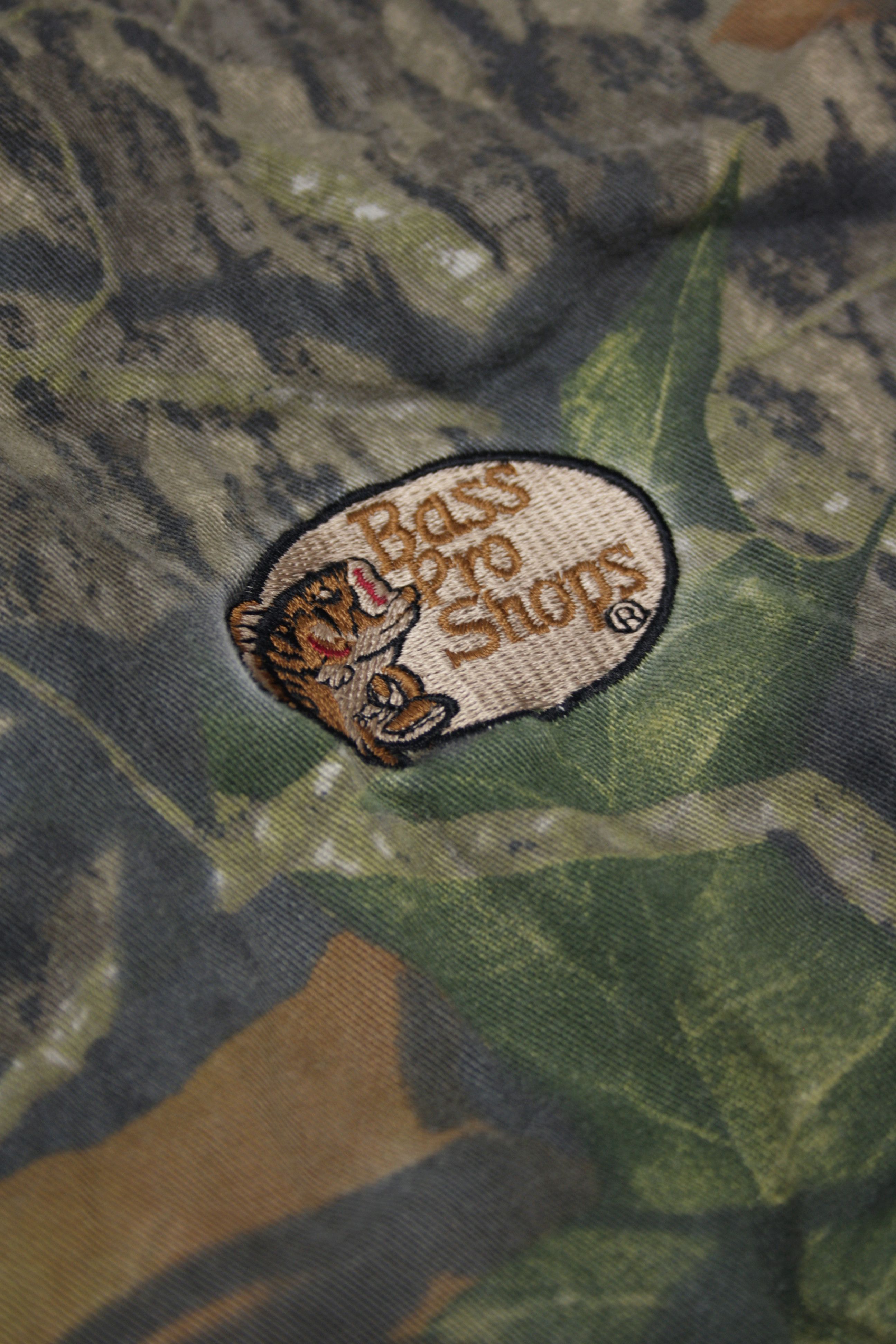 Bass Pro Shops × Mossy Oaks × Vintage Red Head Y2K Real Tree Camo Padded Hooded Bomber Jacket Size US S / EU 44-46 / 1 - 4 Thumbnail