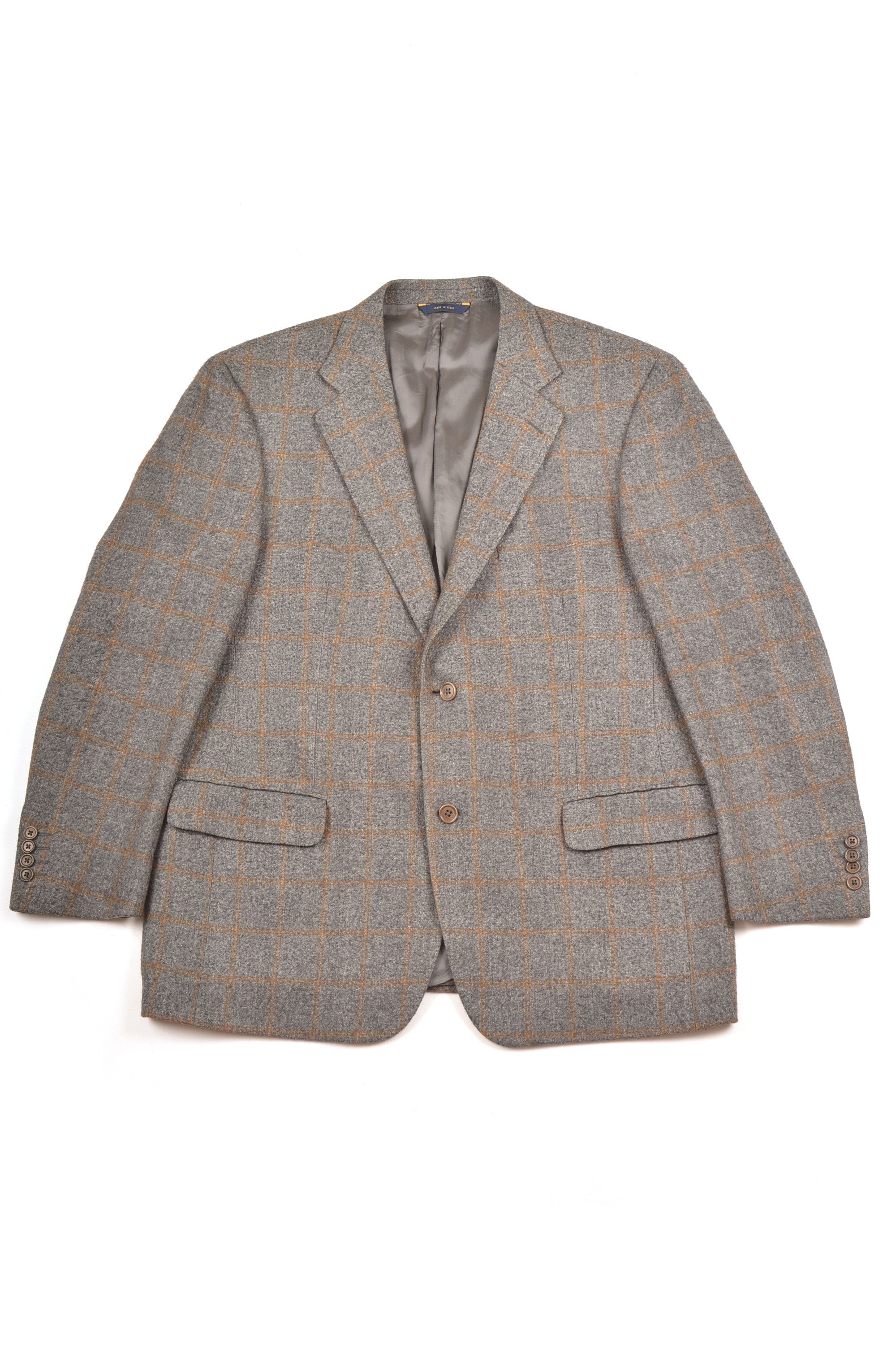 Brooks Brothers Camel Hair Gray Check Blazer