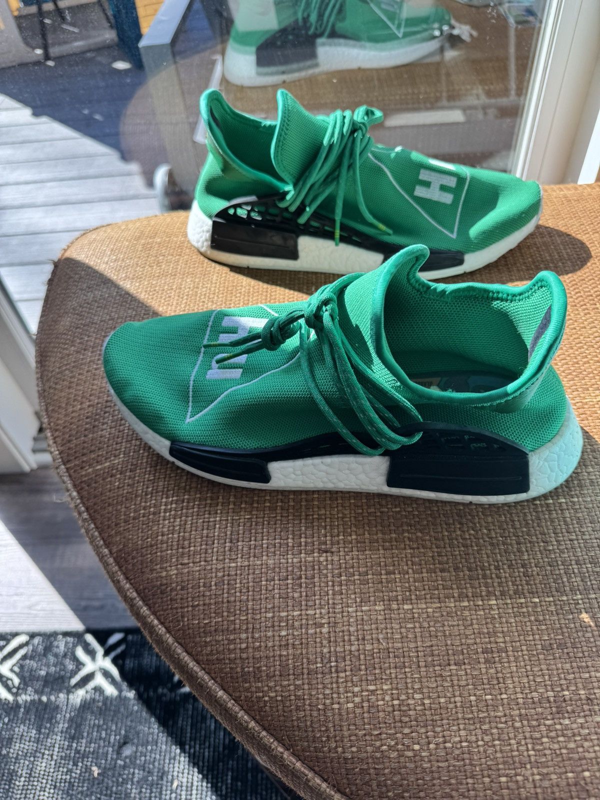 Adidas × Pharrell Pharrell x Adidas Human Race Green - Size 10 Size US 10 / EU 43 - 9 Thumbnail