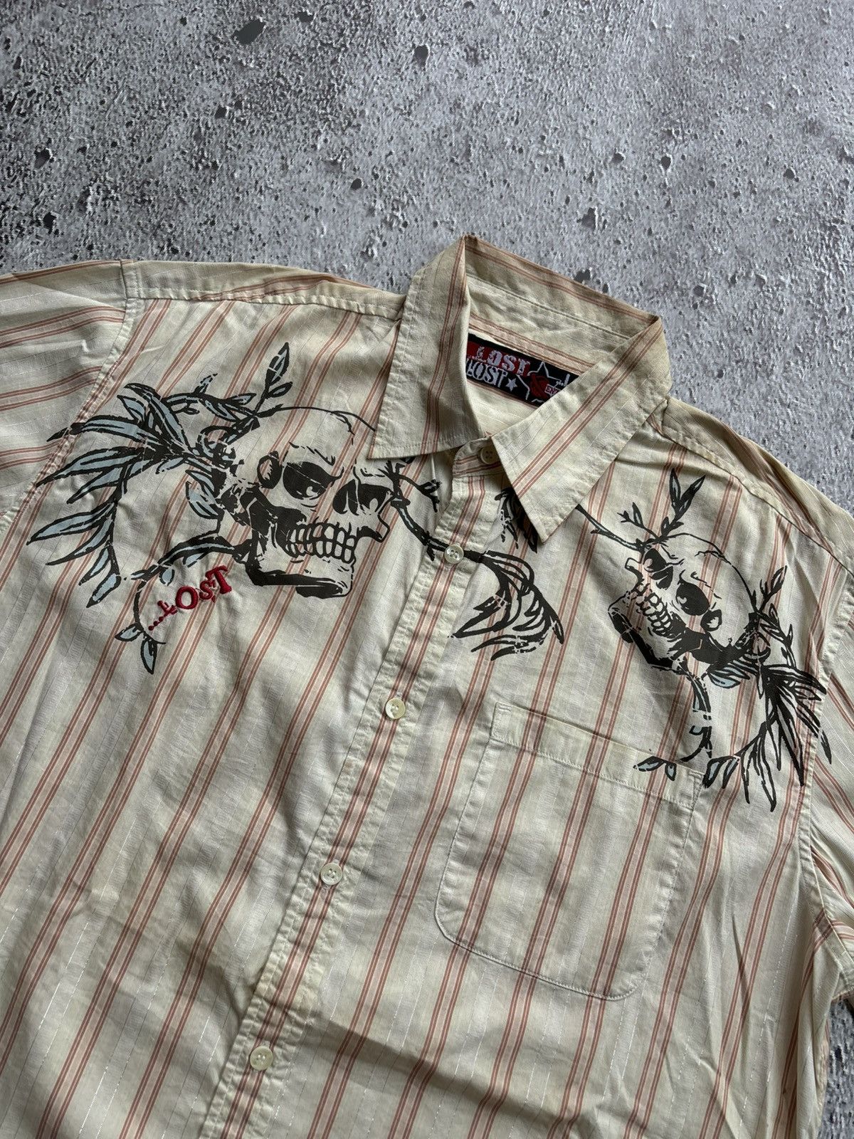 Hysteric Glamour Y2k Lost Enterprises Skull Punk style Shirt Size US XL / EU 56 / 4 - 3 Thumbnail