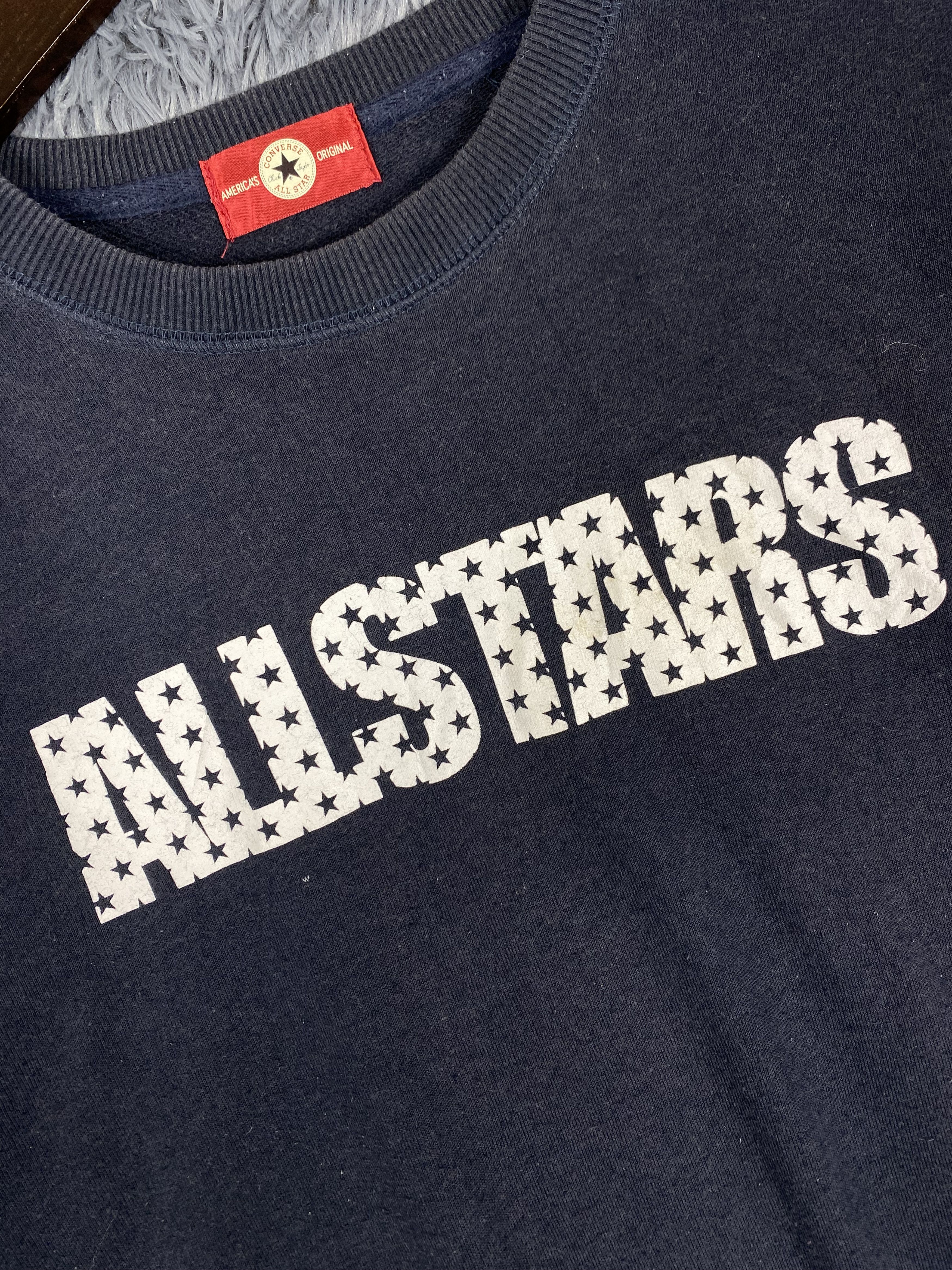 Converse Vintage Converse All Star Sweatshirts Size US L / EU 52-54 / 3 - 3 Thumbnail