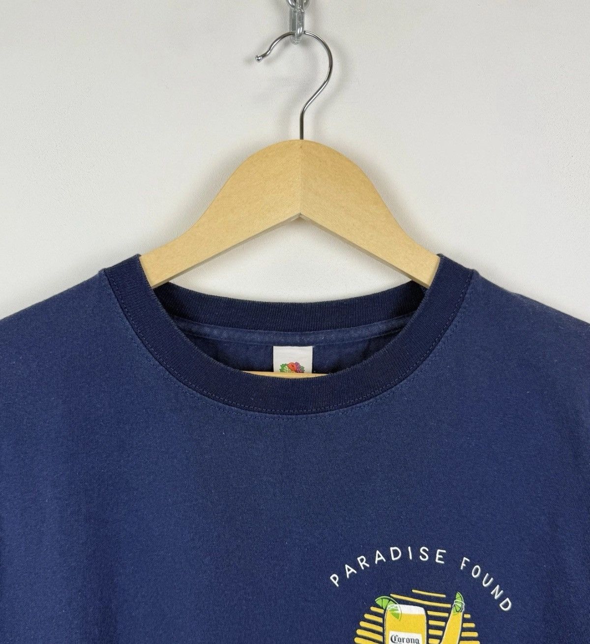 Vintage Corona Extra Paradise Found T-Shirt Short Sleeve Beer Logo Size US M / EU 48-50 / 2 - 2 Thumbnail