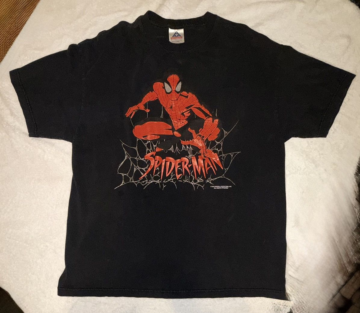 Alstyle 2002 Spider-Man Movie Promo Tee - Alstyle Tag Size US XL / EU 56 / 4 - 1 Thumbnail