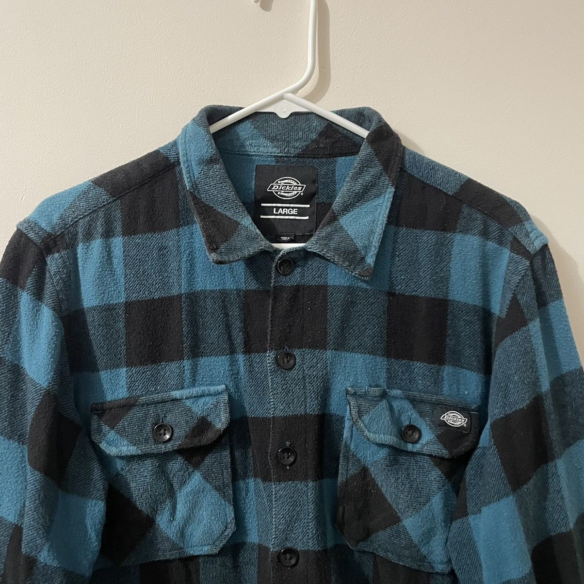 Dickies × Flannel Dickies Buffalo Flannel Plaid Shirt Work Heritage M-L Size US L / EU 52-54 / 3 - 2 Thumbnail
