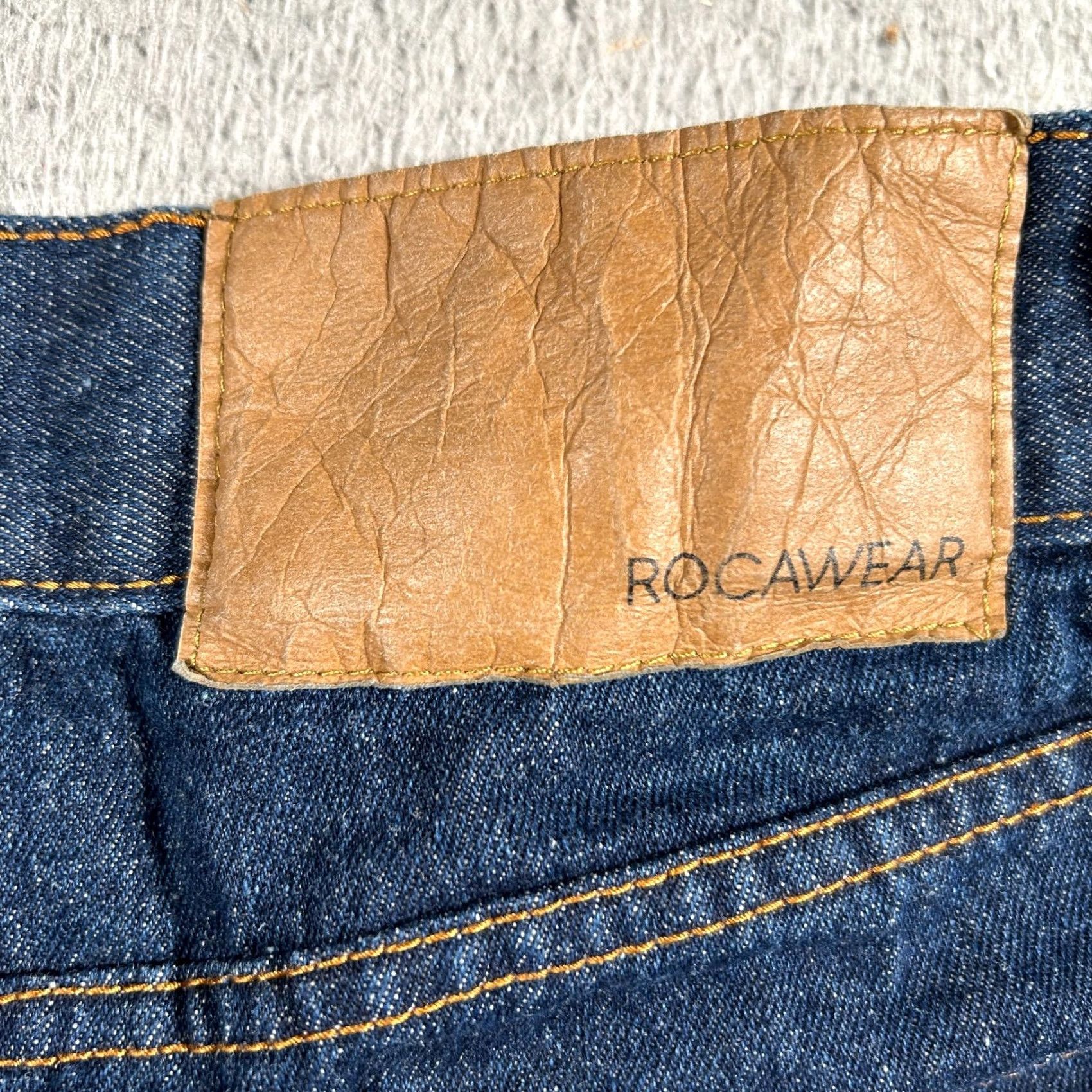 Rocawear Rocawear Jeans Men 42x30 Baggy Bootcut Dark Wash Denim Hip Hop Y2K Jeans Boys? Size US 30 / EU 46 - 3 Thumbnail