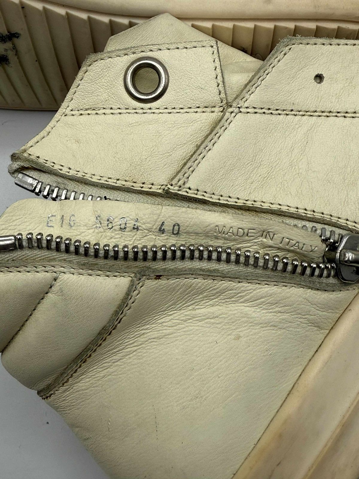 Rick Owens Rick Owens Island Dunks Laceless Mid-Top Sneakers Size US 7 / EU 40 - 11 Thumbnail