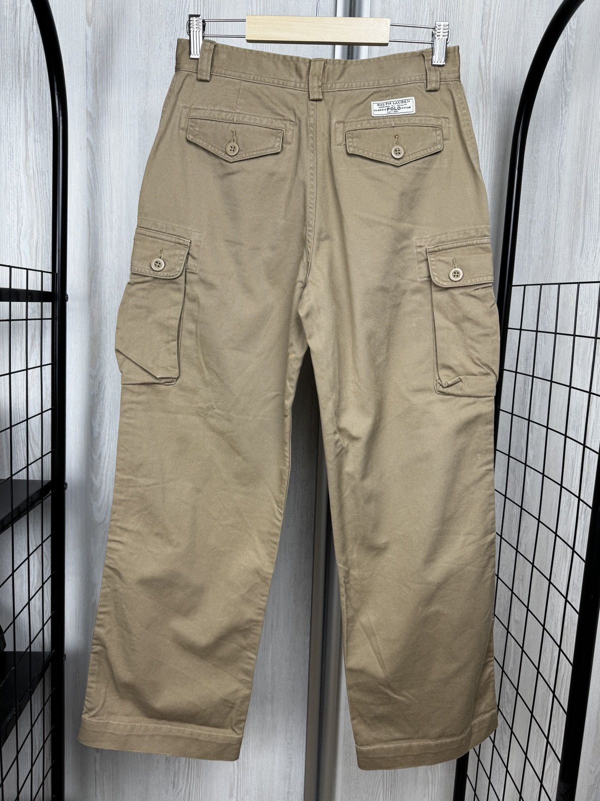 Polo Ralph Lauren Polo Ralph Lauren vintage baggy fit wide flared cargo pants Size 26" / US 2 / IT 38 - 5 Thumbnail
