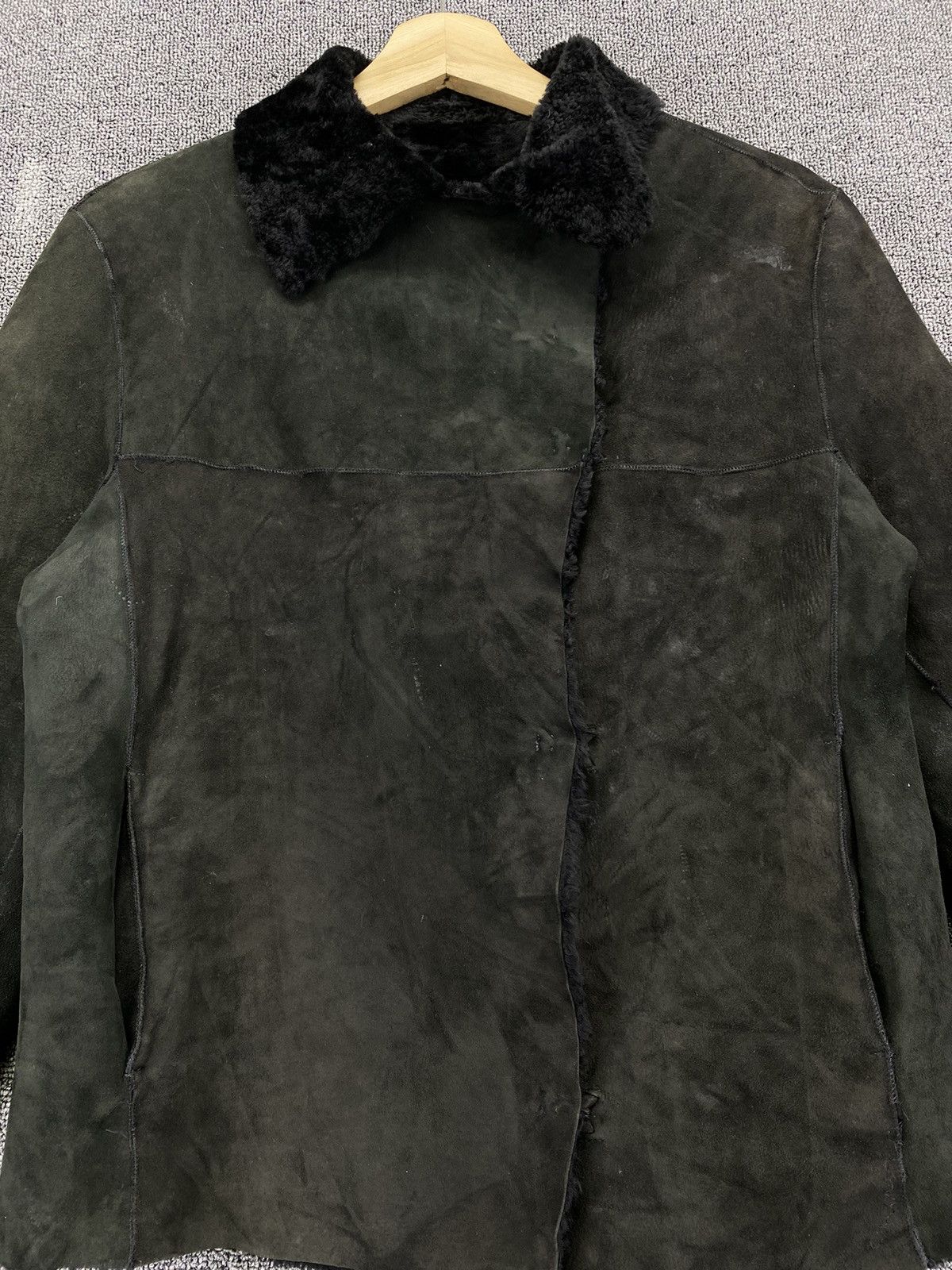 Joseph Vintage Joseph Faux Fur Lamb Skin Leather Jacket Size M / US 6-8 / IT 42-44 - 5 Thumbnail