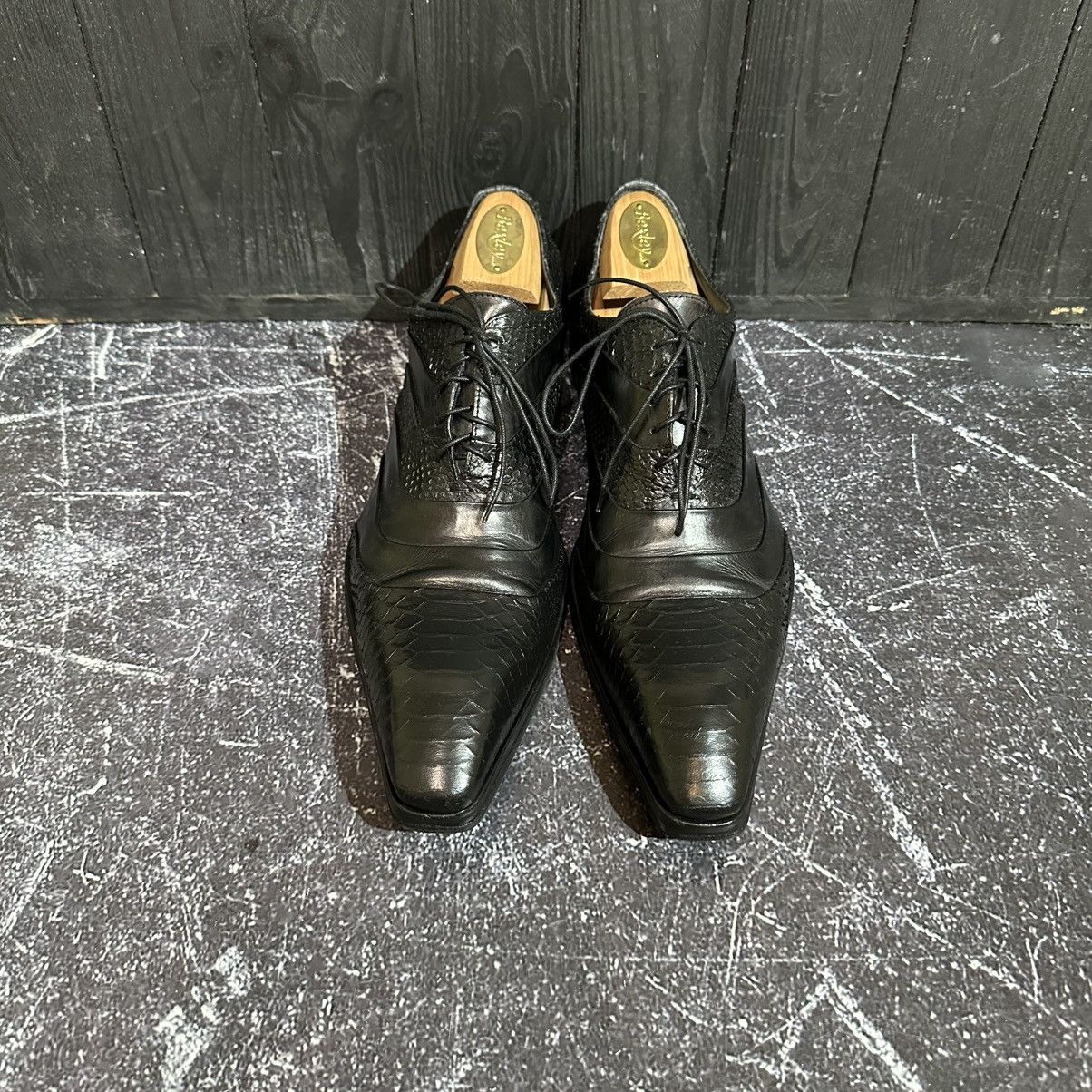 Jo Ghost JO GHOST - Men’s Italian Pythone Leather Shoes size 43 Size US 9.5 / EU 42-43 - 5 Thumbnail