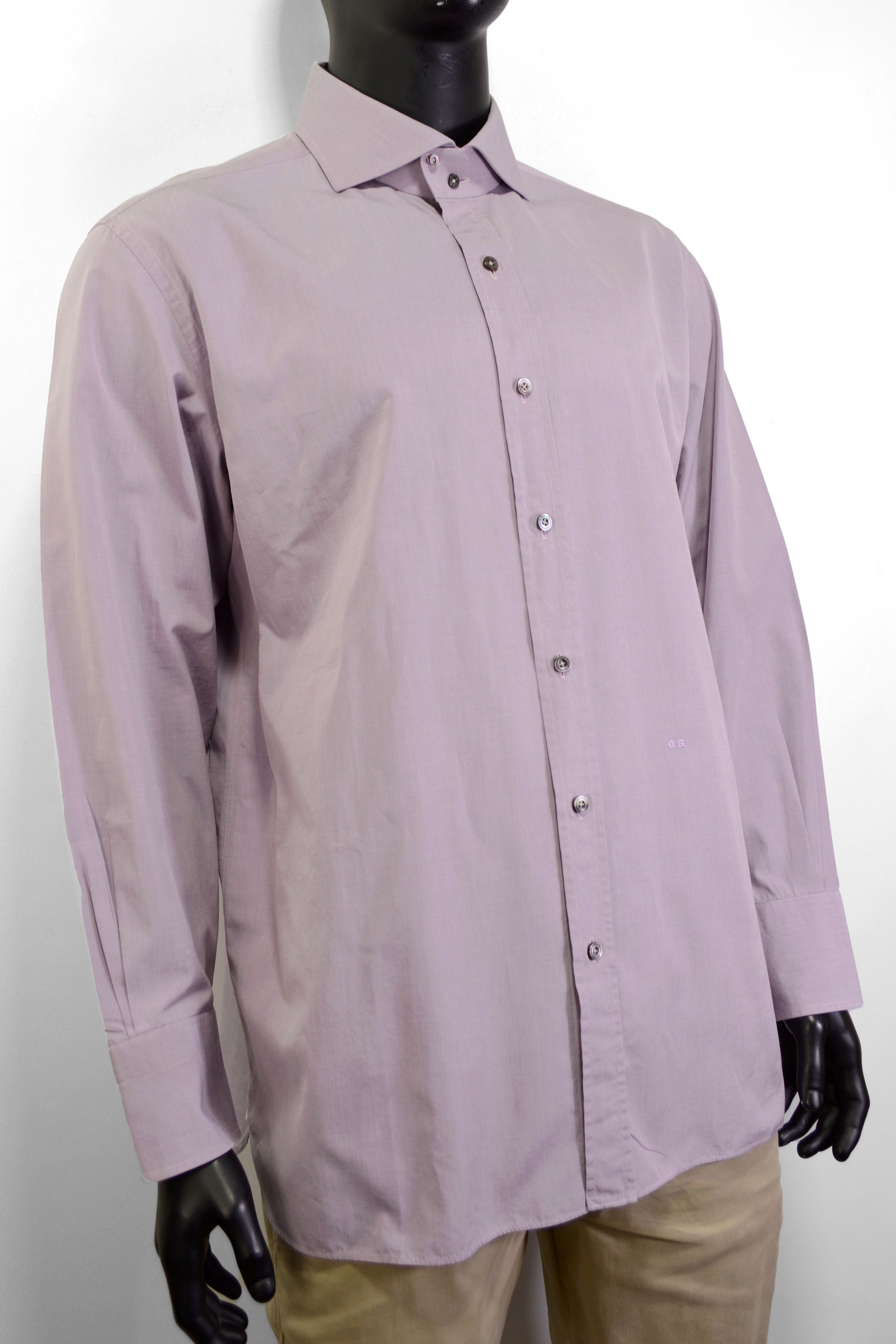 Tom Ford MTO Amazing Men's Tom Ford Shirt 48 Purple Cotton Italy Size US XXL / EU 58 / 5 - 3 Thumbnail