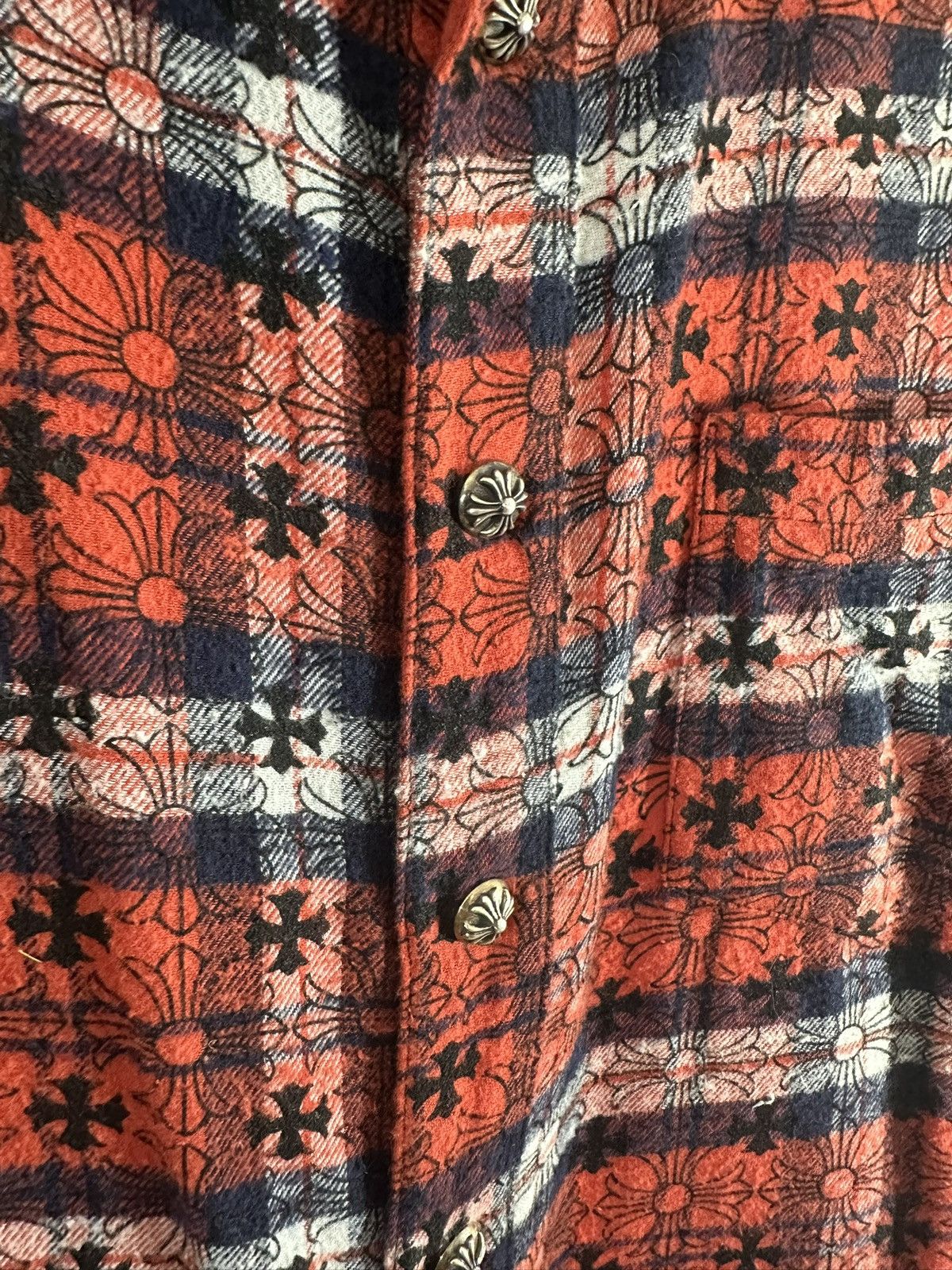 Chrome Hearts Chrome Hearts Button Up Shirt Size US L / EU 52-54 / 3 - 6 Thumbnail