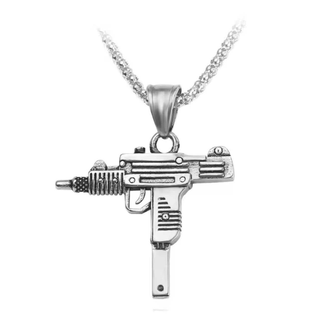 Jewelry × Lil Uzi Vert Uzi Gun Charm Pendant Necklace Chain NEW Size ONE SIZE - 2 Thumbnail