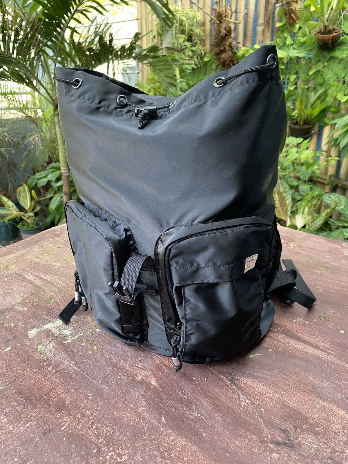 Yohji Yamamoto Yohji Yamamoto Nylon Backpack Size ONE SIZE - 5 Thumbnail