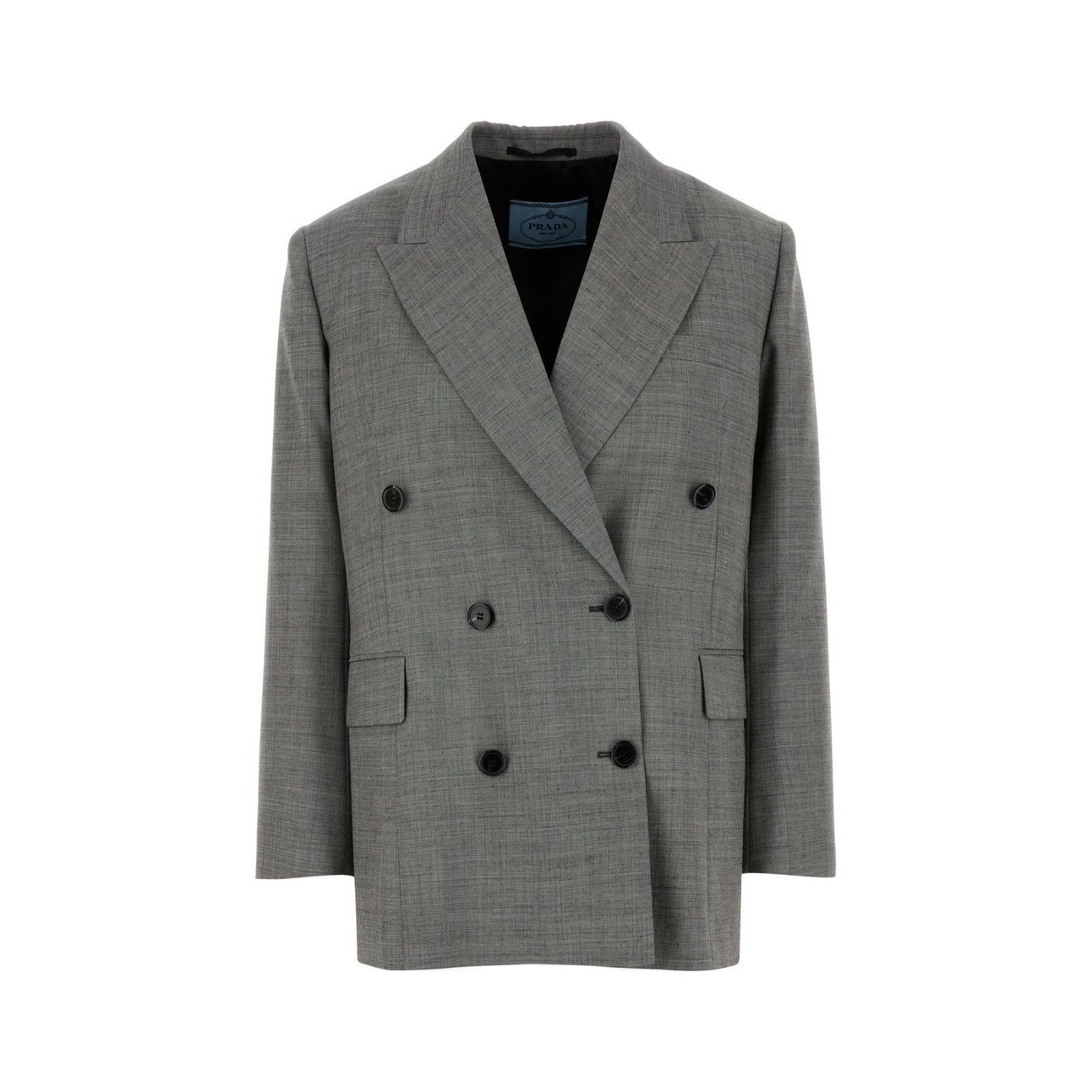 Prada PRADA Gray Wool Blazer New & Authentic (Women's size:40;) Size S / US 4 / IT 40 - 1 Thumbnail