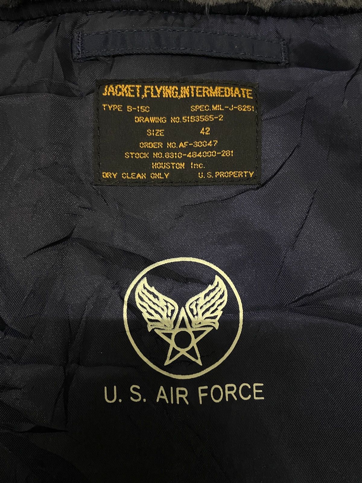 Japanese Brand HOUSTON B-15C Flight Jacket Size US L / EU 52-54 / 3 - 15 Thumbnail