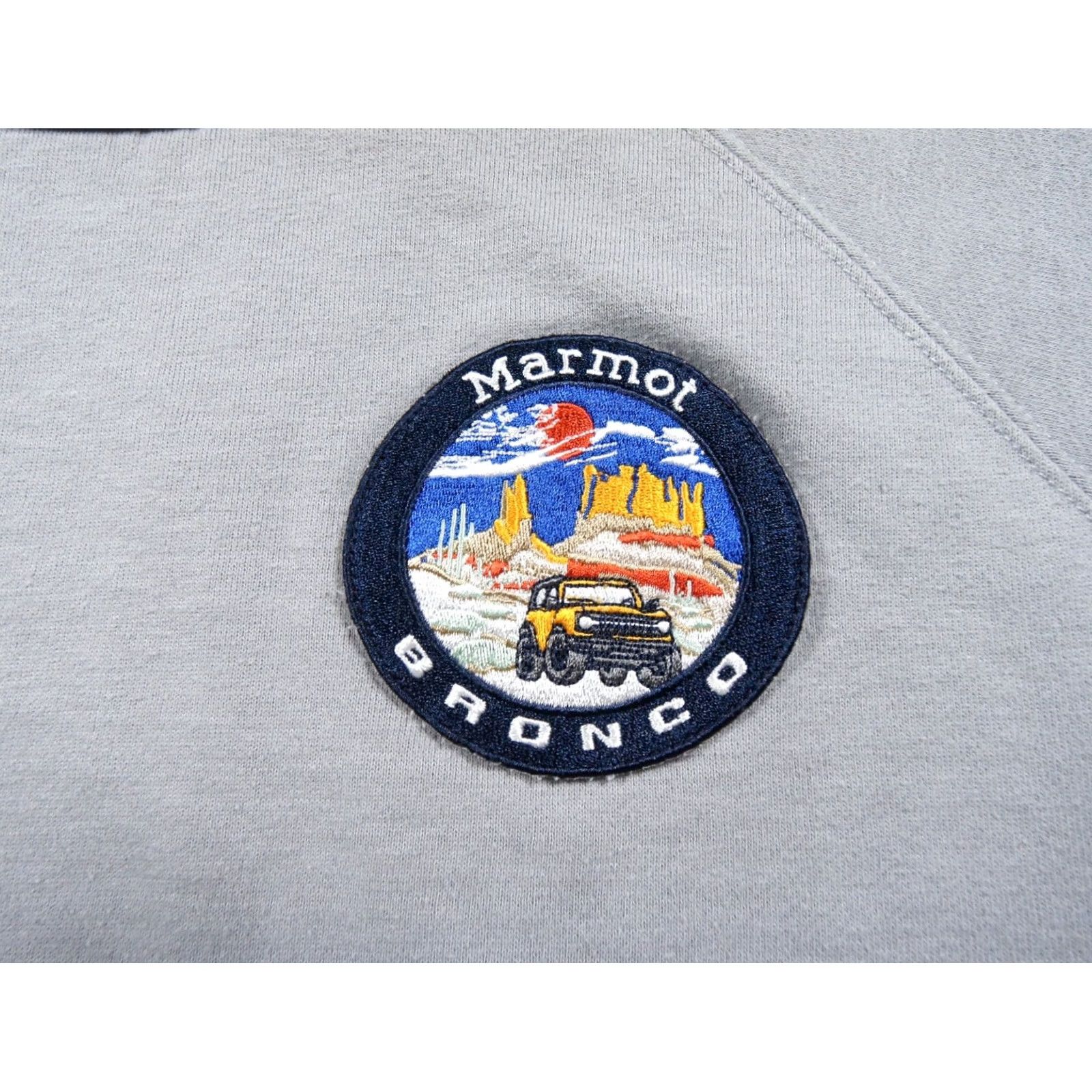 Marmot Marmot Sweatshirt Mens XL Gray Crewneck Bronco Patch Outdoor Casual Shirt Size US XL / EU 56 / 4 - 2 Thumbnail