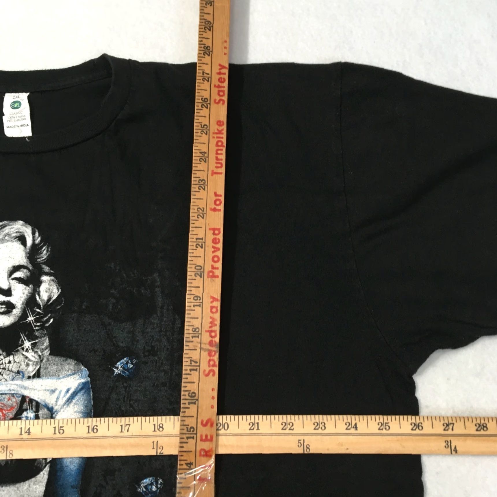 Vintage Nike Shirt Men XXL Black - Marilyn Monroe unbreakable lingerie? (Adapted) Size US XXL / EU 58 / 5 - 4 Thumbnail